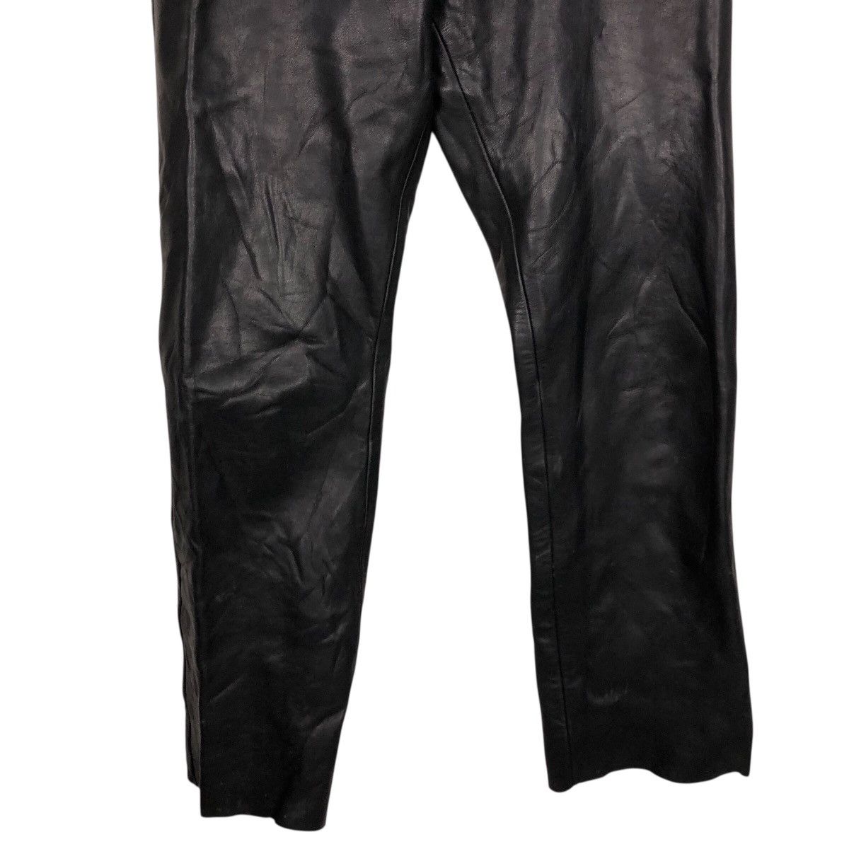 Vintage Vintage B’s Leather Black Genuine Leather Biker Pants Size US 30 / EU 46 - 6 Thumbnail