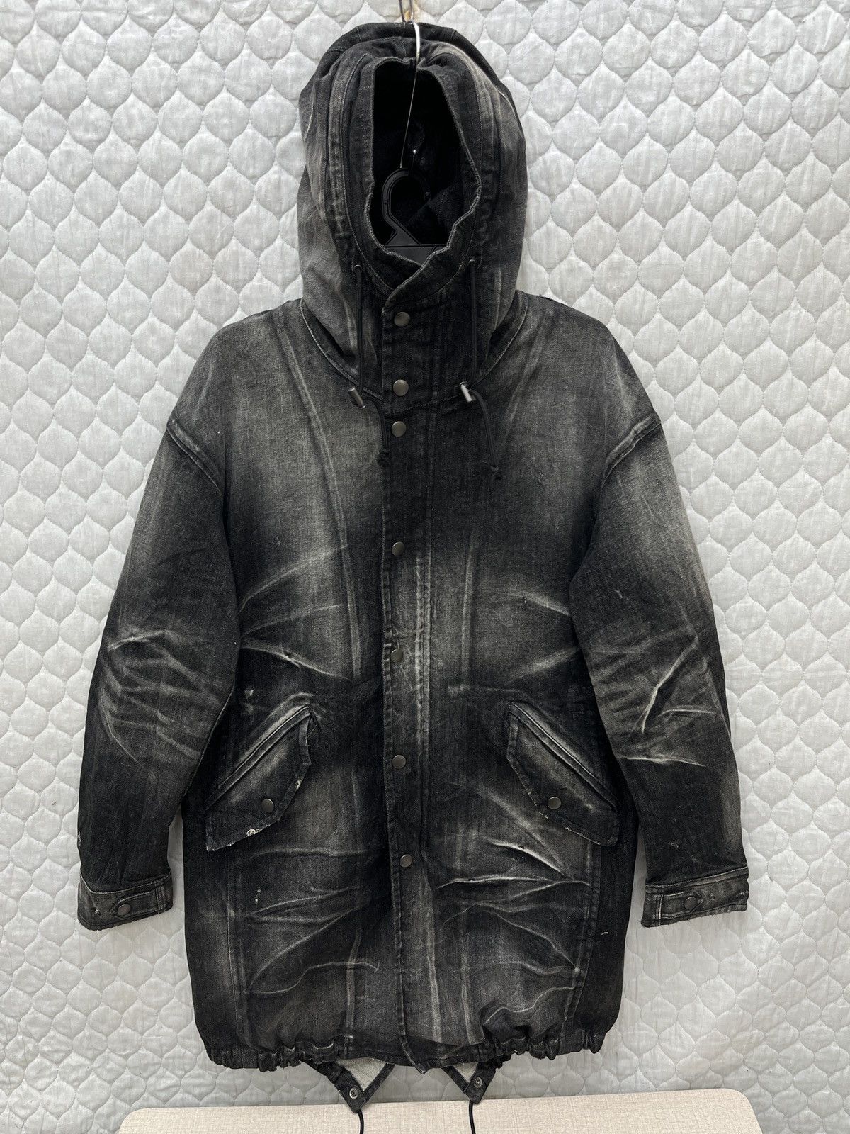 Le Grande Bleu (L.G.B.) 🔥🔥🔥ARCHIVE SEMANTIC DESING GHOST DENIM PARKA Size US M / EU 48-50 / 2 - 1 Thumbnail