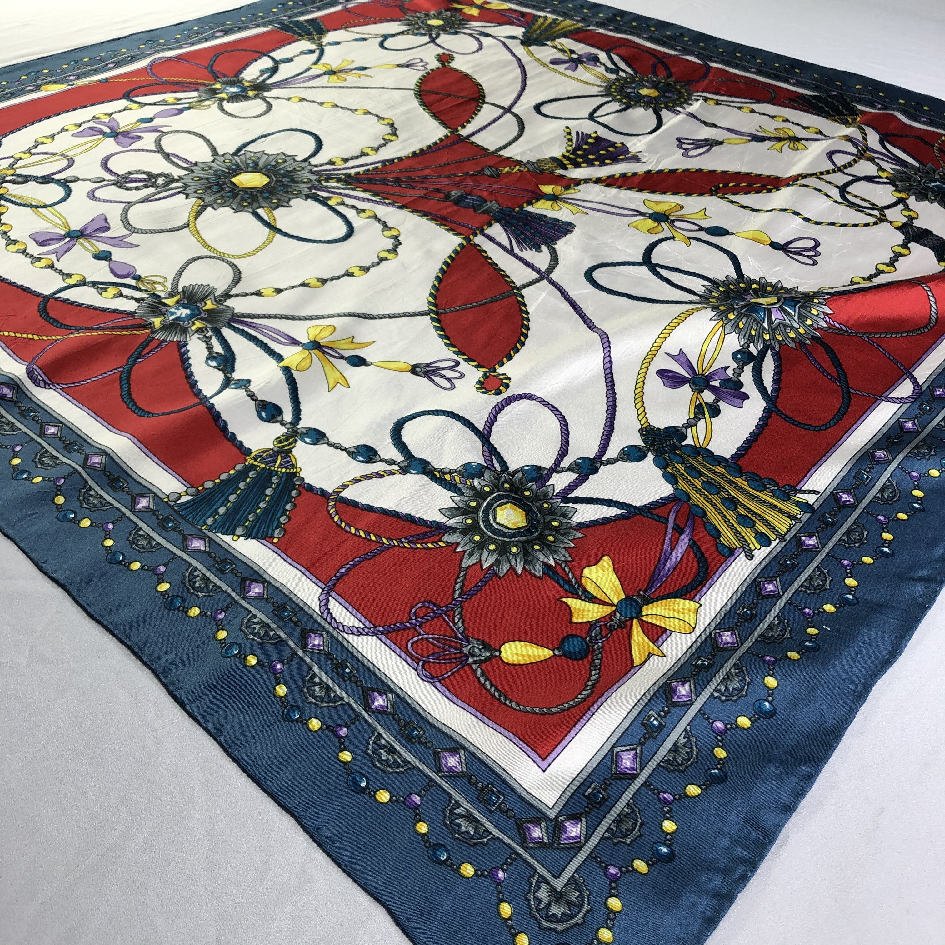 Vintage Vintage Silk Scarf Size ONE SIZE - 3 Thumbnail