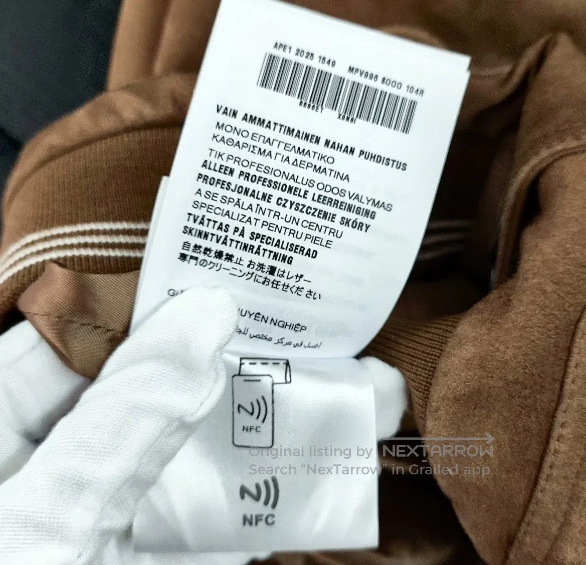 Miu Miu Miu Miu Brown suede embossed embroidery short jacket| Size S / US 4 / IT 40 - 7 Thumbnail