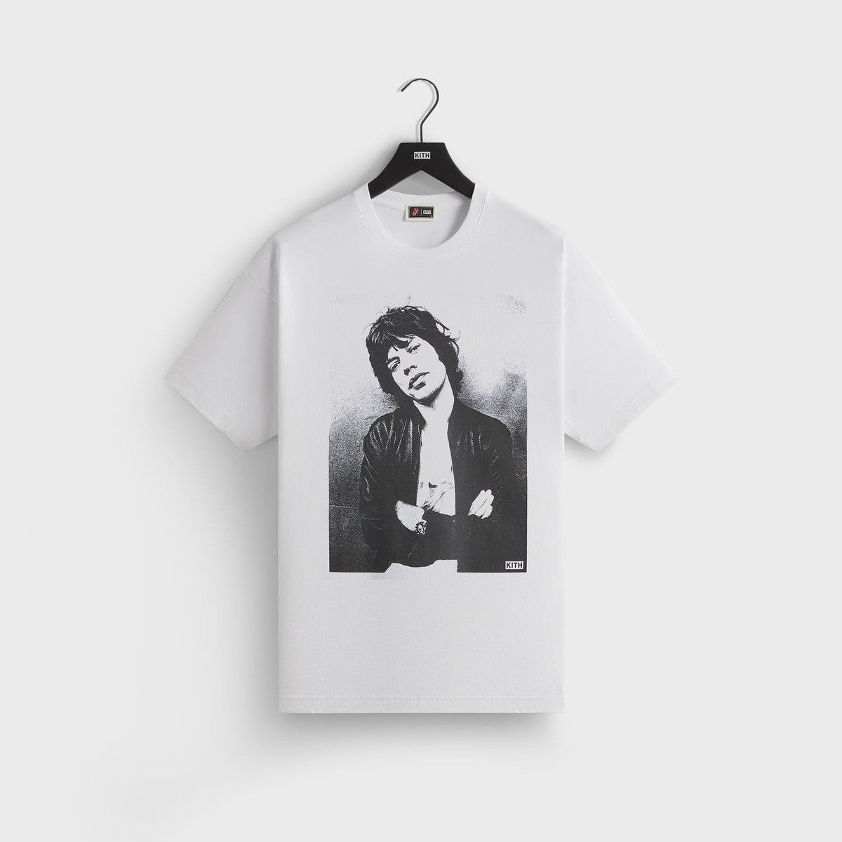 Kith Kith for The Rolling Stones Mick Photo Vintage Tee White XXL Size US XXL / EU 58 / 5 - 1 Thumbnail