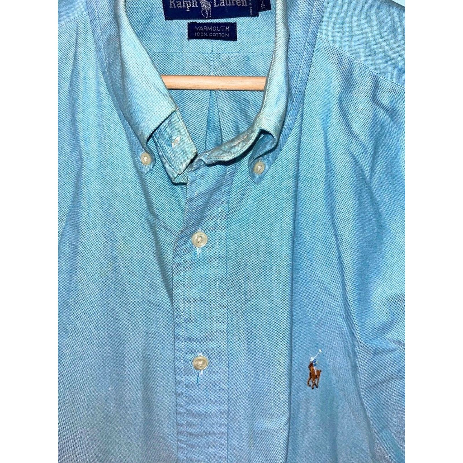 Polo Ralph Lauren Polo Ralph Lauren Yarmouth Dress Shirt Sz. 17 34 Button Down Size US L / EU 52-54 / 3 - 4 Thumbnail