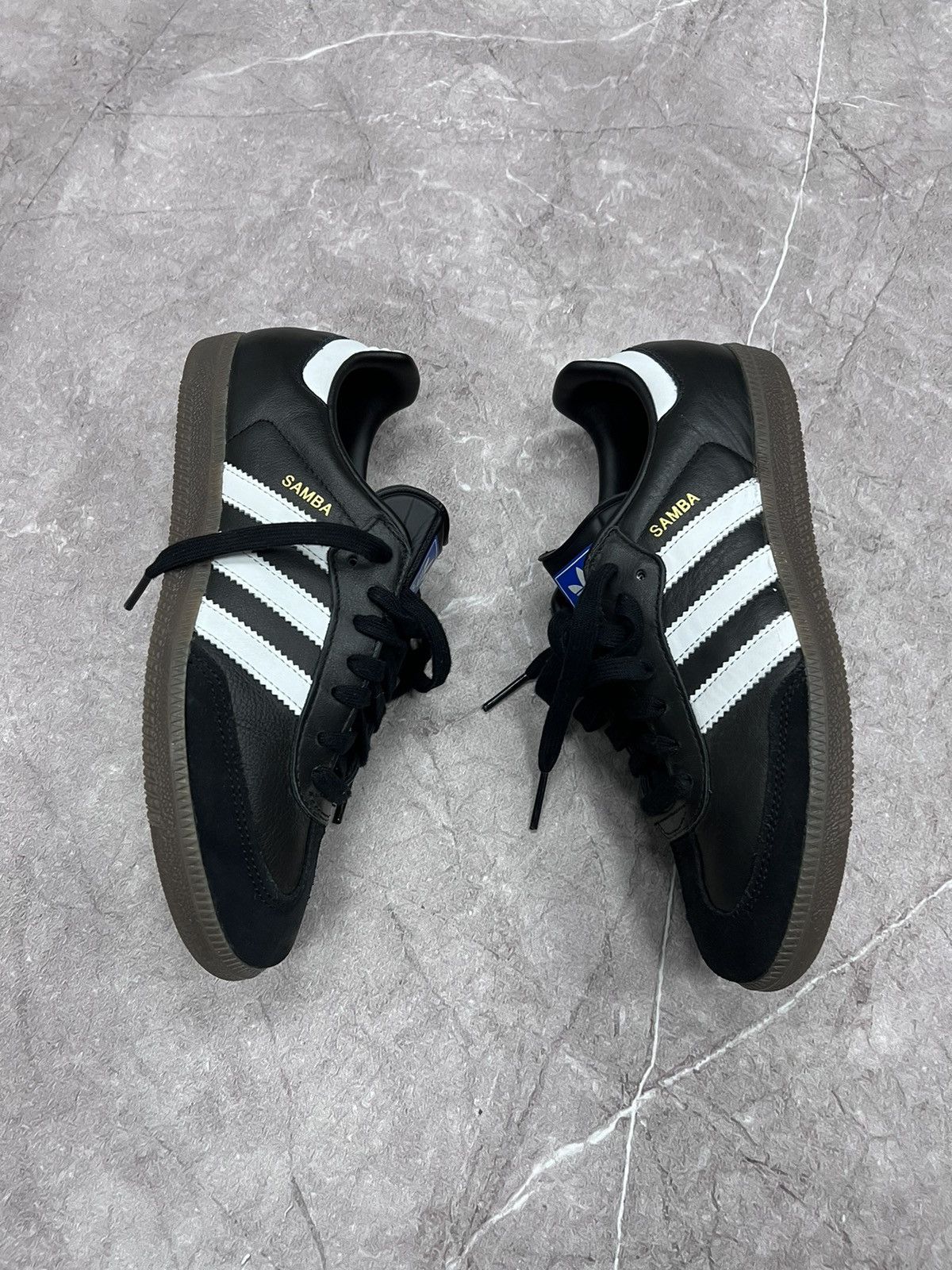 Adidas × Vintage Vintage Leather Adidas Samba Margiela Style Sneakers Size US 6.5 / EU 39-40 - 1 Thumbnail