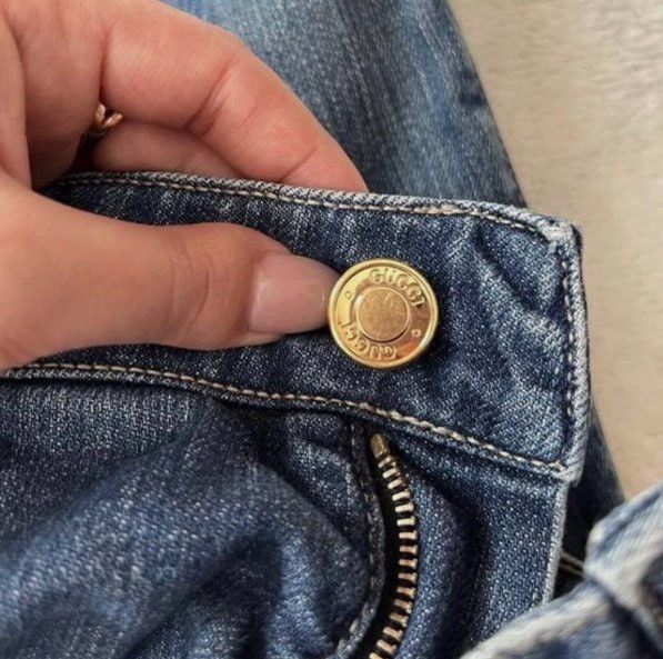 Gucci Gucci Women’s Tapered Zip Jeans Blue Size 38 Size 26" / US 2 / IT 38 - 6 Thumbnail
