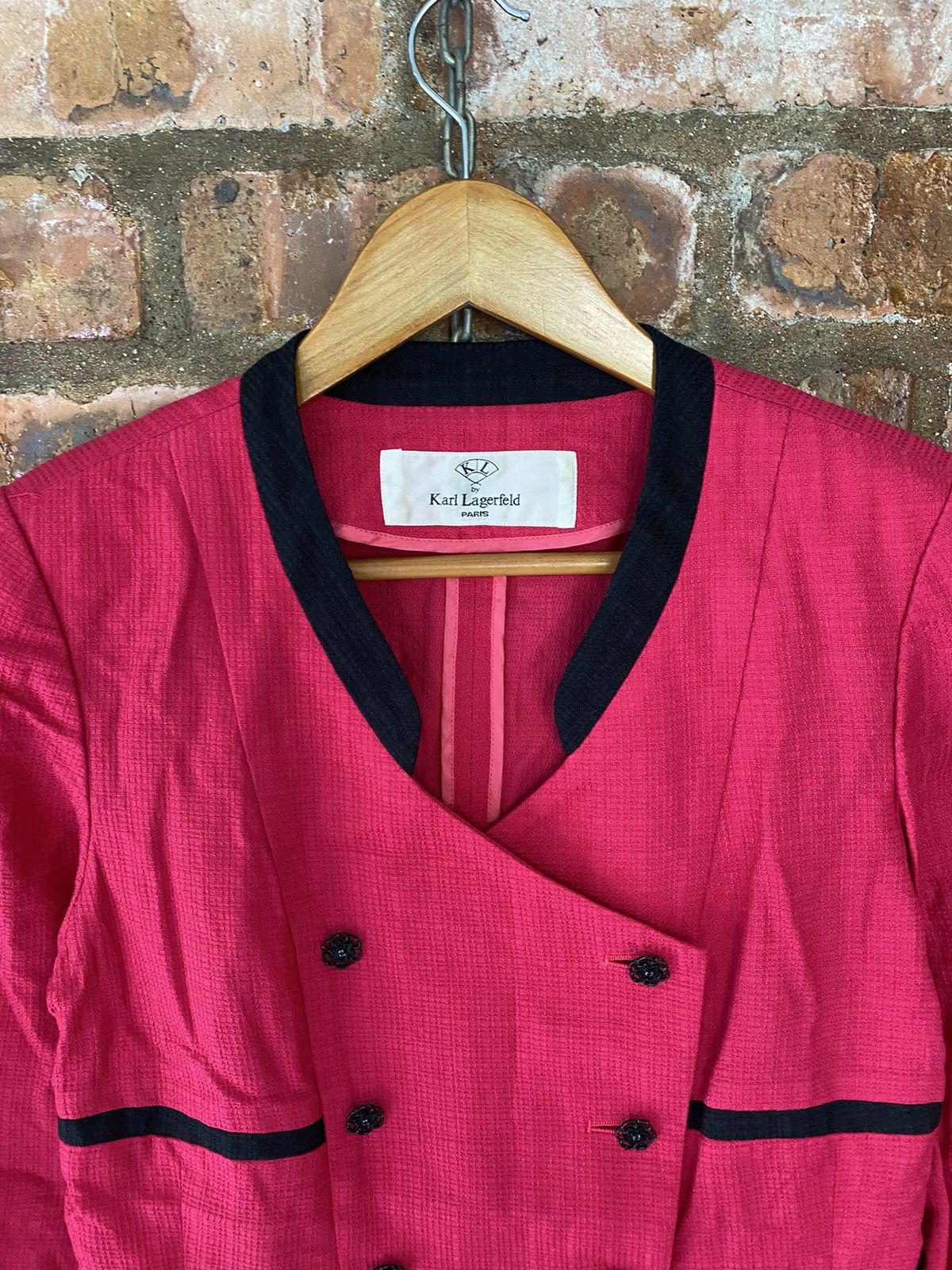 Karl Lagerfeld 1990s KARL LAGERFELD asymmetrical double breasted Size S / US 4 / IT 40 - 5 Thumbnail