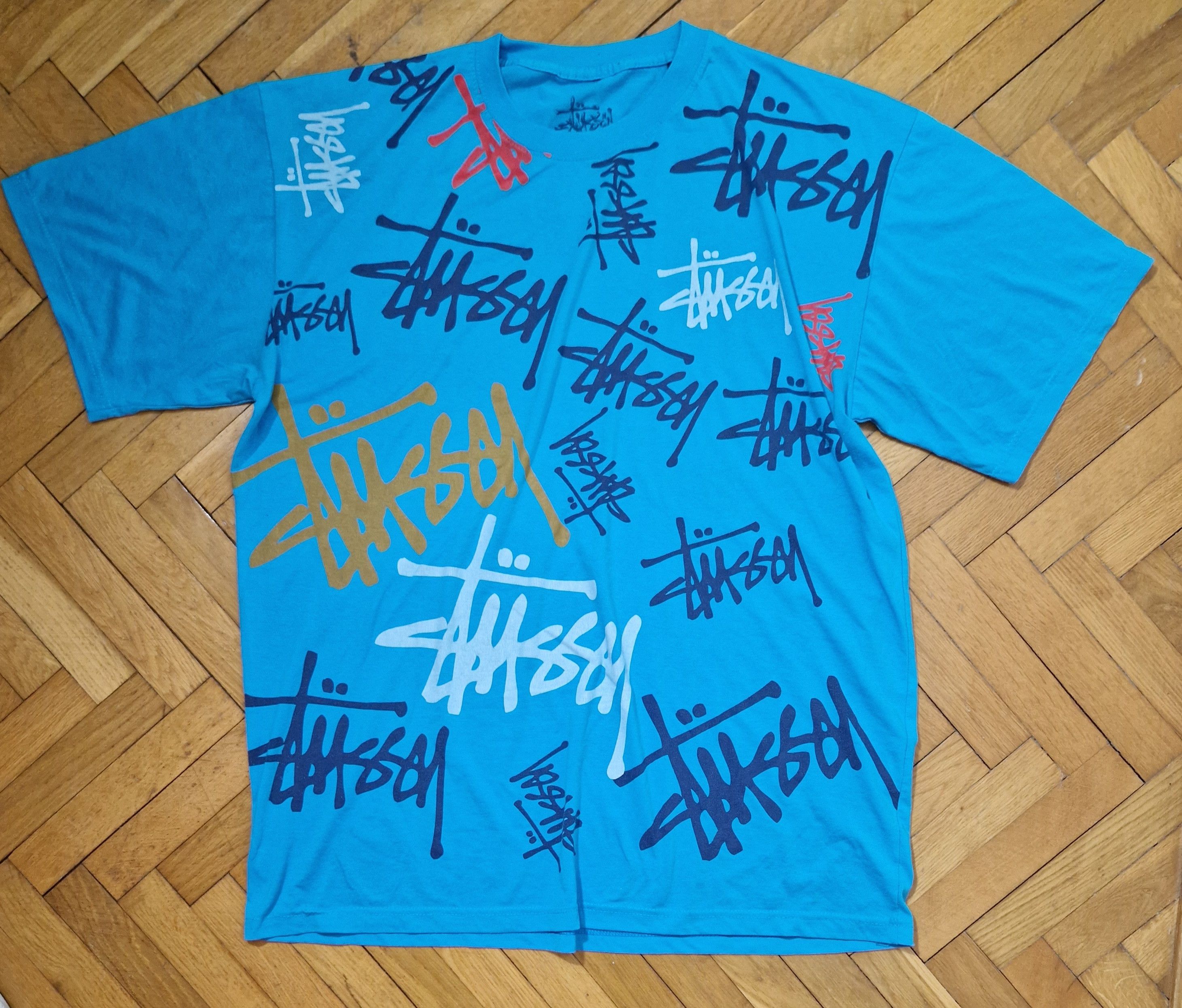 Stussy Stussy multilogo vintage y2k drip swag t-shirf Size US XL / EU 56 / 4 - 1 Thumbnail