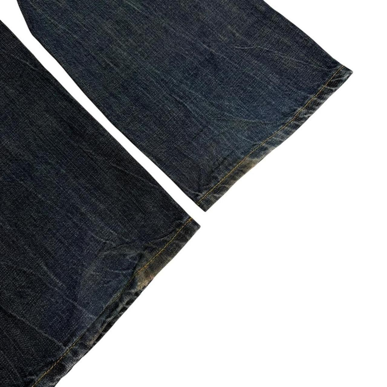 Karakuri Tamashii Karakuri Tamashii Embroidered Floral Japanese Jeans Waist 35 Size US 35 - 6 Thumbnail