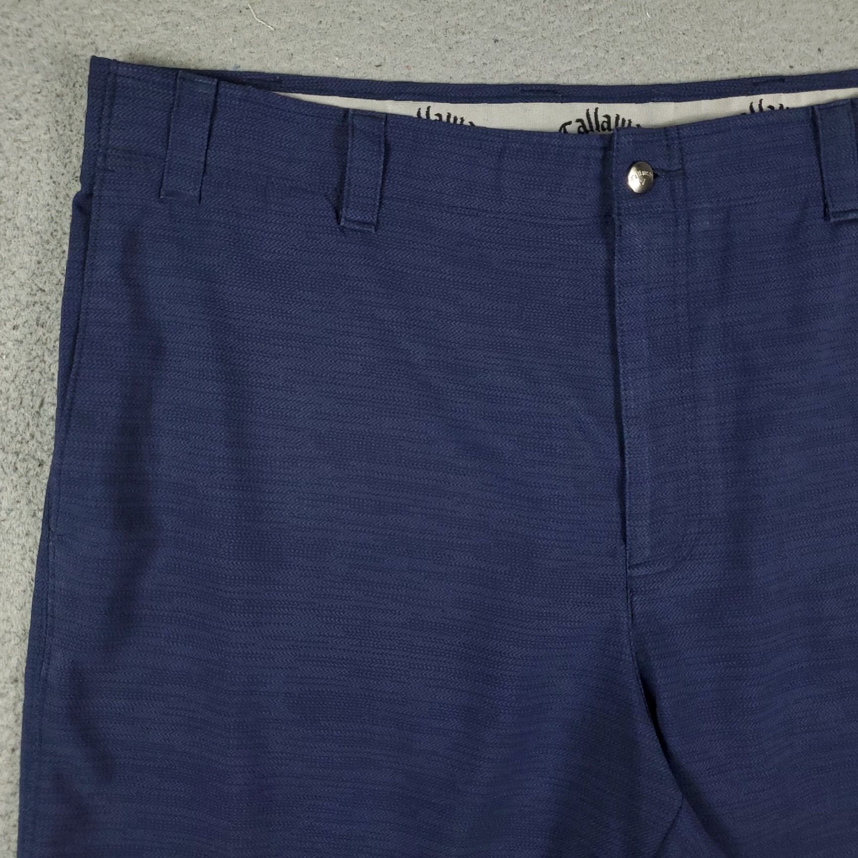Callaway Callaway Shorts Mens 40 Blue Flat Front Chino Polyester Casual Golf Size US 40 / EU 56 - 2 Thumbnail