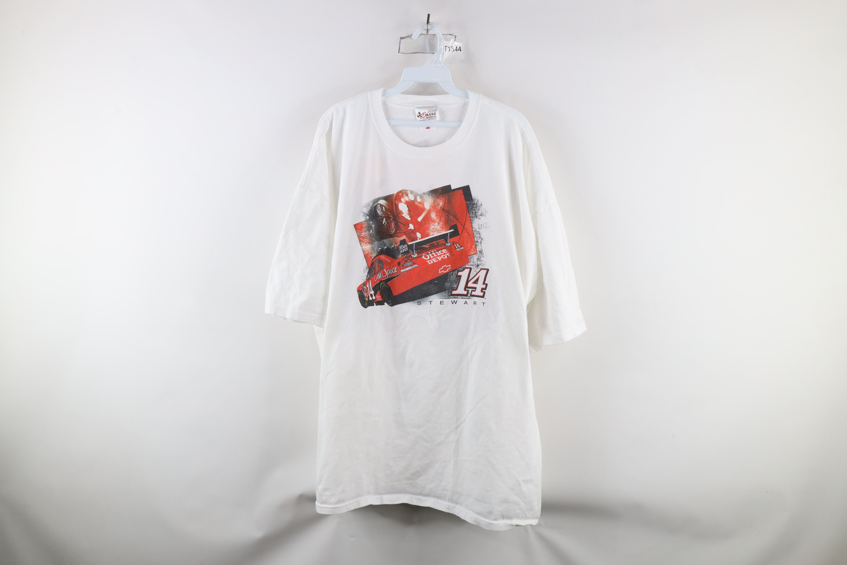 Vintage Vintage NASCAR Stewart Racing Short Sleeve T-Shirt White Size US XXL / EU 58 / 5 - 1 Thumbnail