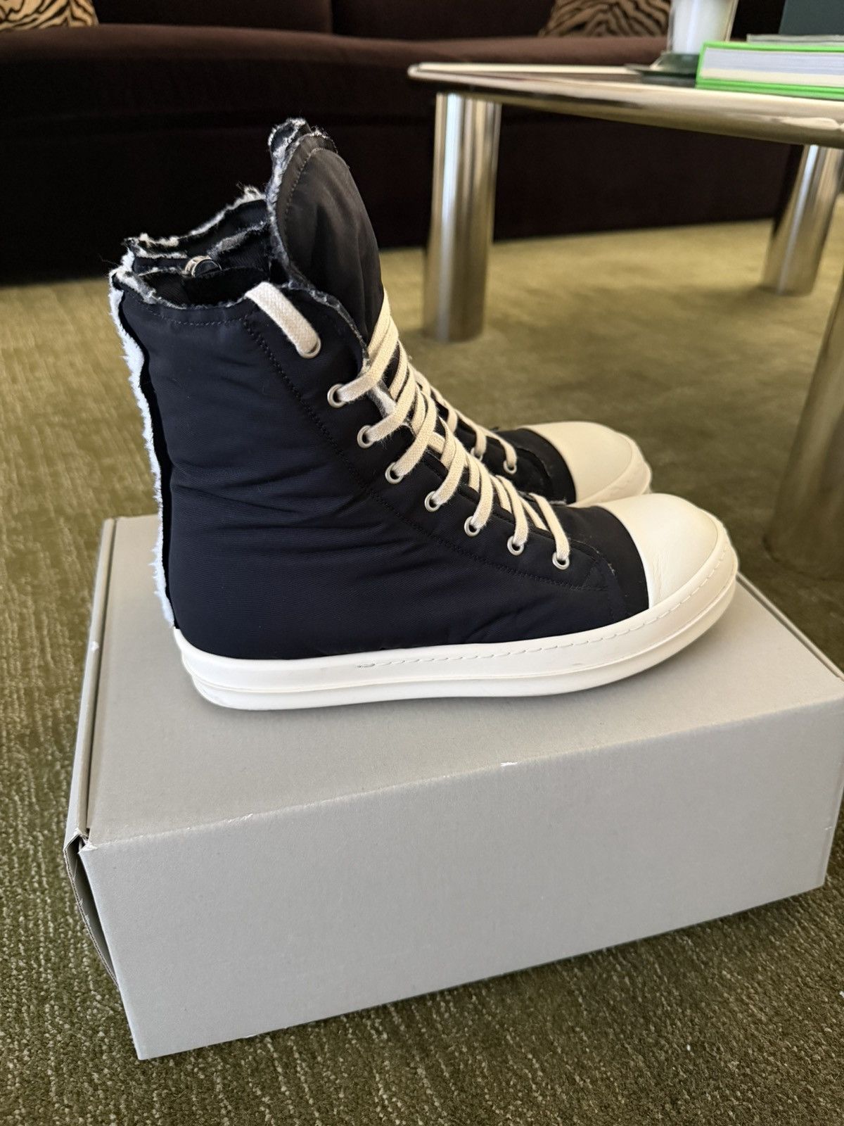 Rick Owens Drkshdw Rick Owens DRKSHDW Tech Puffer Ramones Size US 8 / EU 41 - 2 Thumbnail