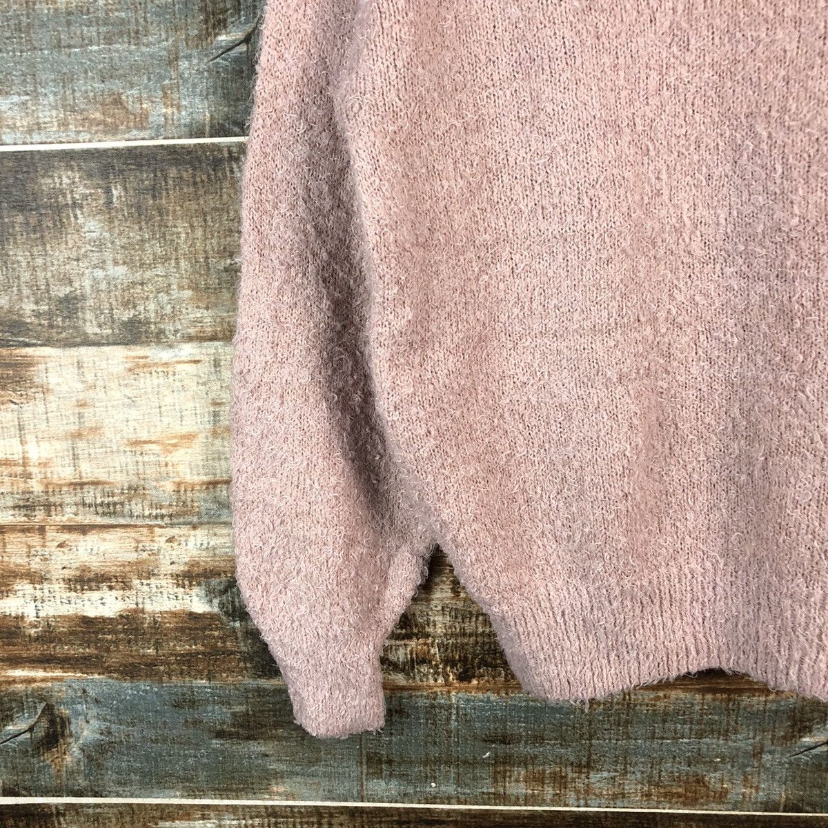 Homespun Knitwear × Japanese Brand DLL Japanese Brand Pink Mohair Knitwear #C418 Size M / US 6-8 / IT 42-44 - 7 Thumbnail