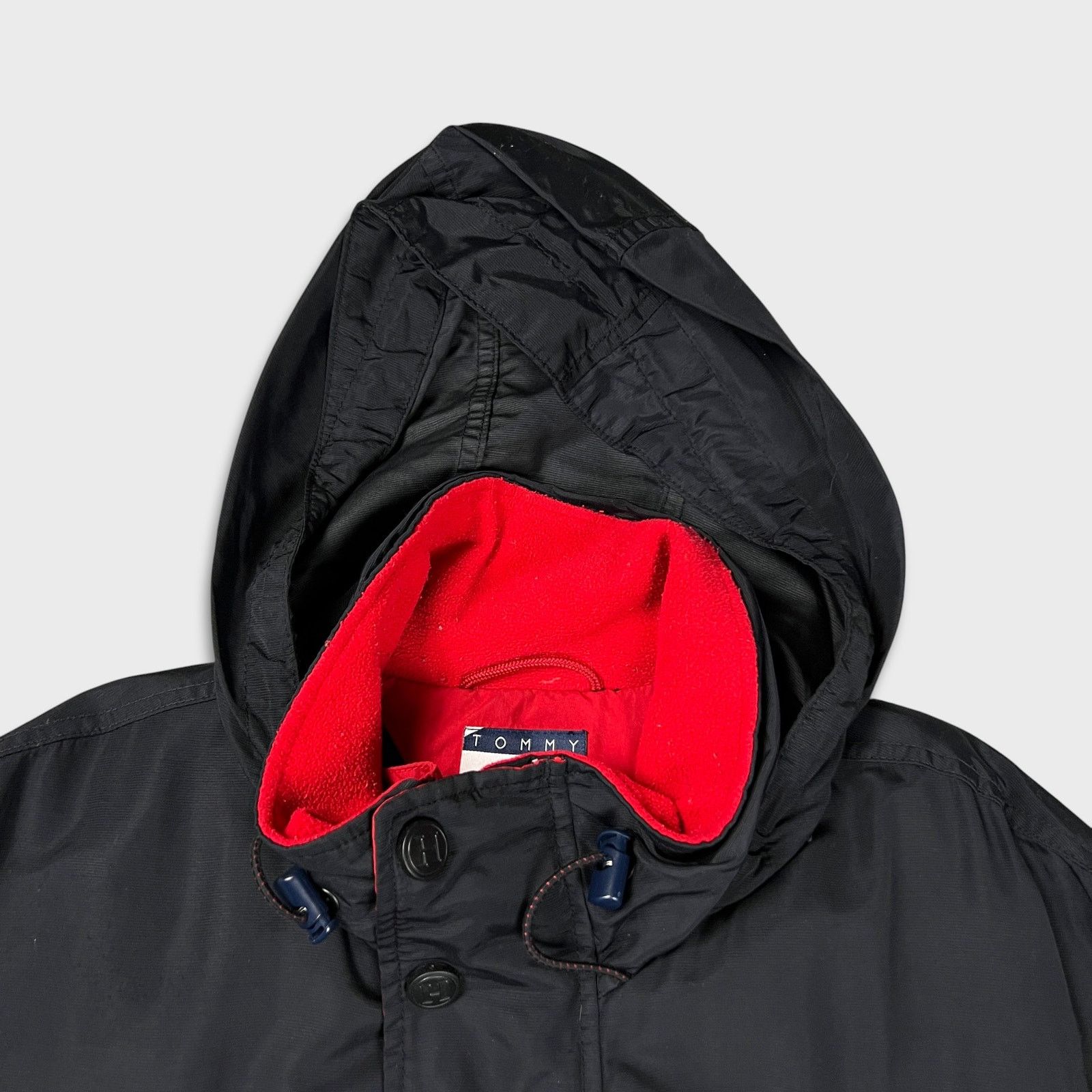 Tommy Hilfiger × Vintage Vintage 90s Tommy Hilfiger Jacket Small Flag Full Zip Coat Size US S / EU 44-46 / 1 - 2 Thumbnail