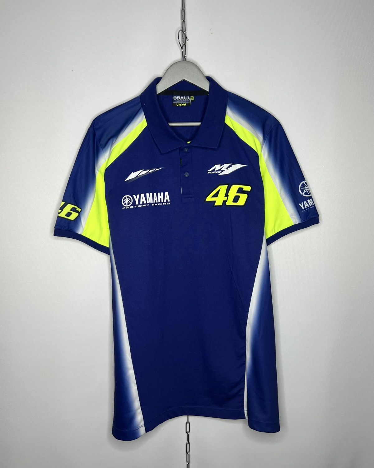 Yamaha Yamaha VR 46 Big Logo Racing Polo Shirt F1 Team Size US XXL / EU 58 / 5 - 1 Thumbnail