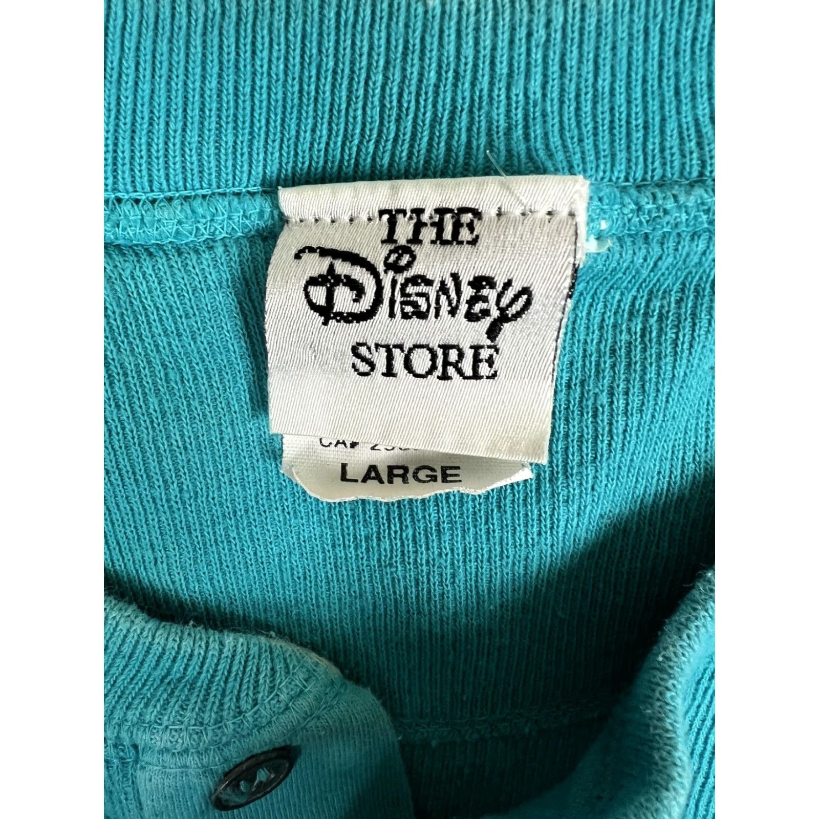 Disney VINTAGE Disney Winnie Pooh Tigger Shirt Mens Large Blue Thermal Henley 90s USA Size US L / EU 52-54 / 3 - 3 Thumbnail