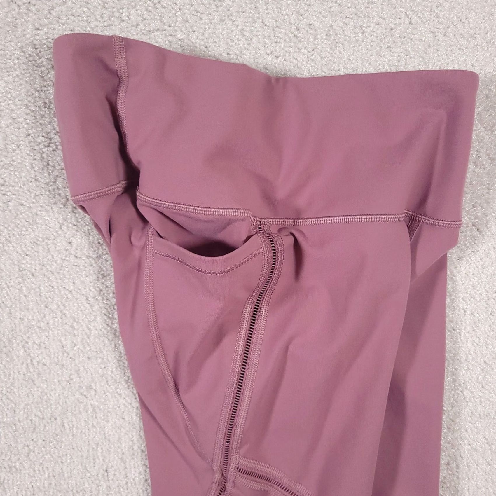 Victoria's Secret Victoria's Secret Sport Leggings Women Small Pink Mauve Knockout Tight Pockets Size 28" / US 6 / IT 42 - 6 Thumbnail