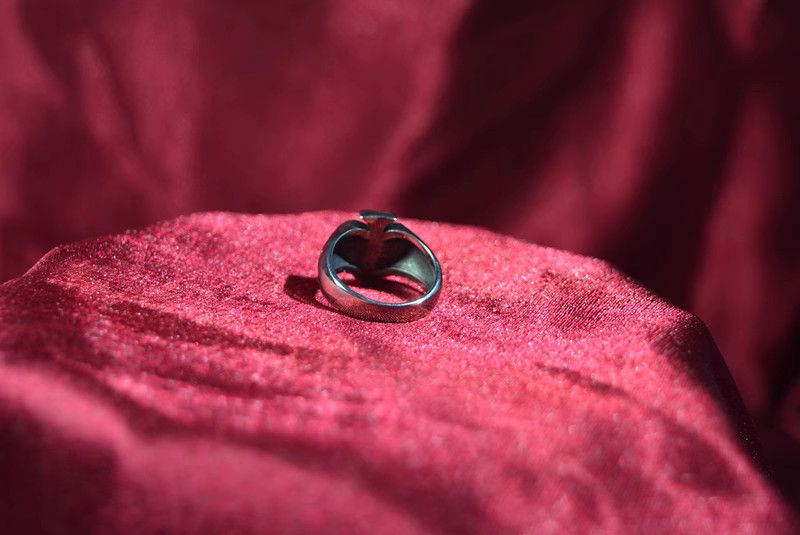 Jewelry Spades A Jewelry Rings Open Size Chrome Ring (Size 7-13) Size ONE SIZE - 4 Thumbnail