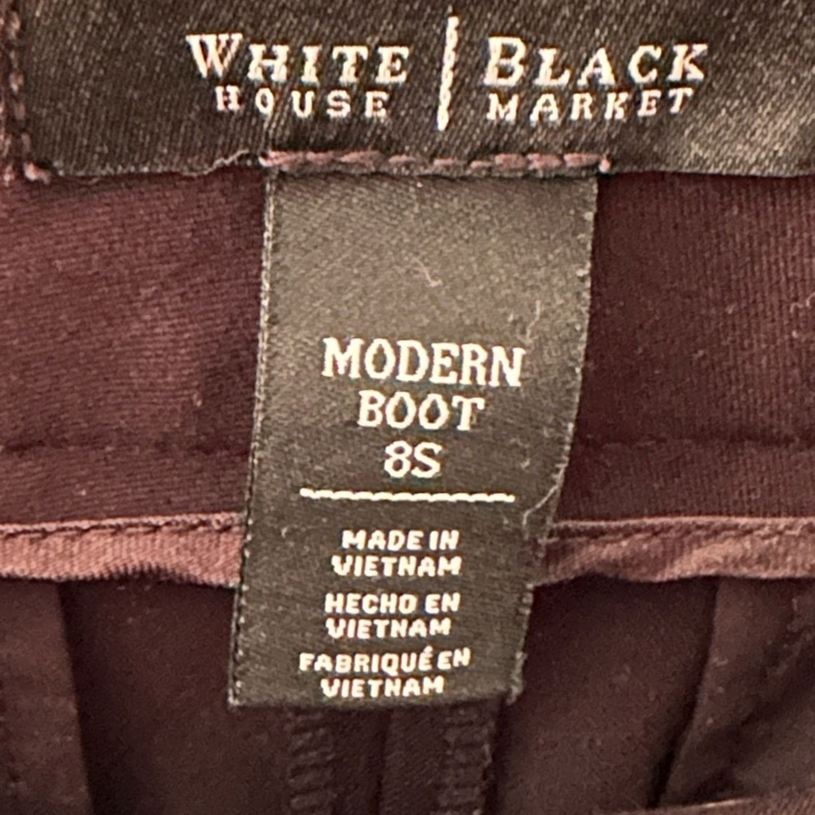 White House Black Market WHBM Modern Bootcut Slimming Stretch Pant Size 30" / US 8 / IT 44 - 5 Thumbnail