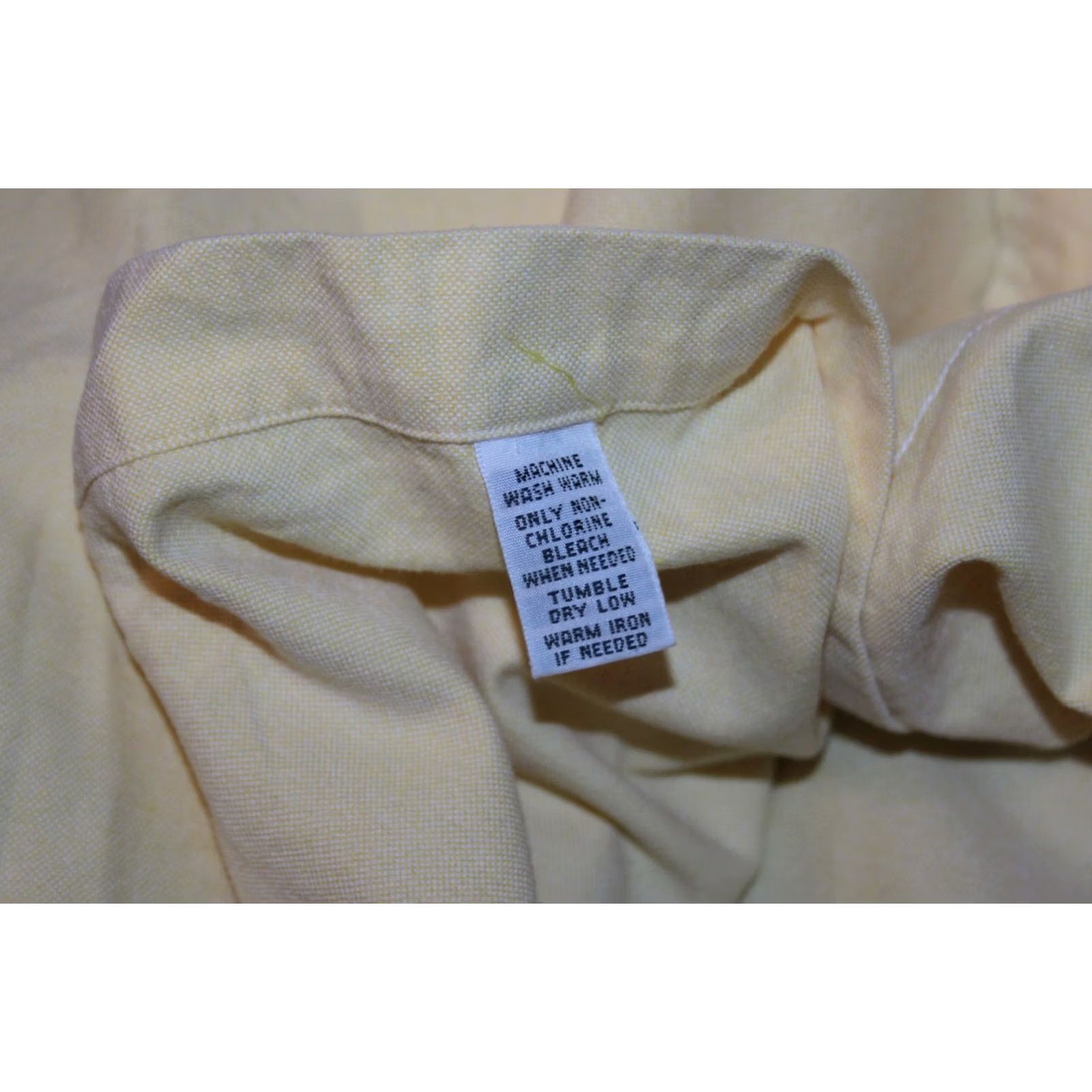 Ralph Lauren Ralph Lauren Mens Button-Up Yellow Shirt S Regular Fit 100% Cotton Size US S / EU 44-46 / 1 - 6 Thumbnail