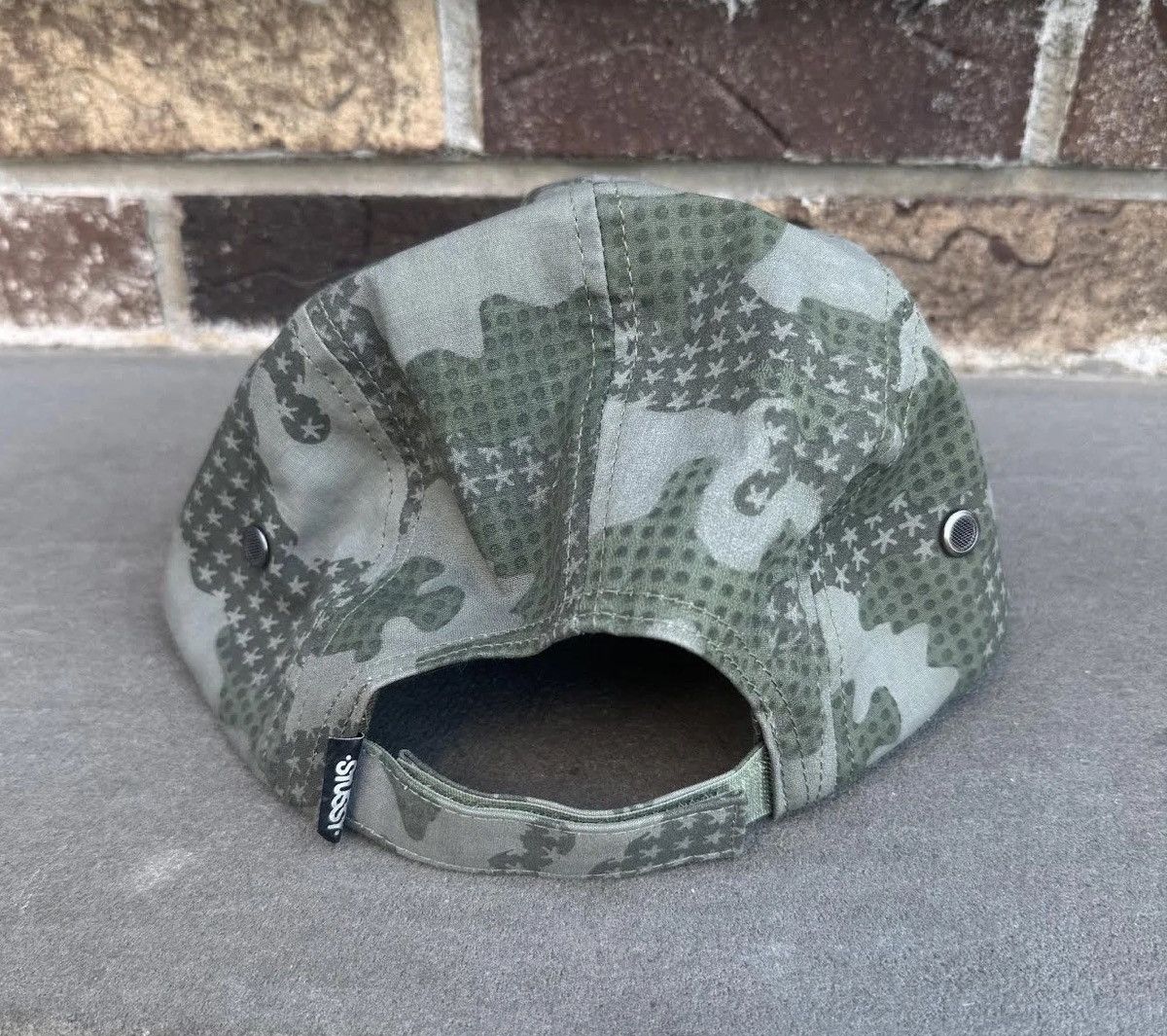 Stussy Vintage Stussy Camo 5 Panel Hat Size ONE SIZE - 3 Thumbnail