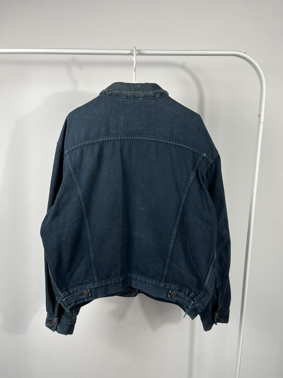 Levi's Vintage Levi’s Faded Green Denim Jacket Distressed Worn Look Size US L / EU 52-54 / 3 - 15 Thumbnail