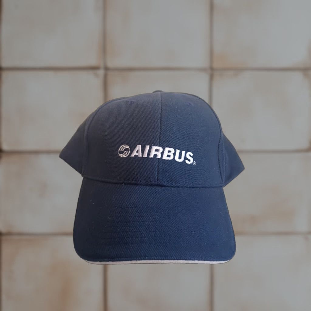 Vintage Airbus Cap Baseball Hat Unisex Adults One Size Airplane Blue White Adjustable OSFA Size ONE SIZE - 1 Thumbnail