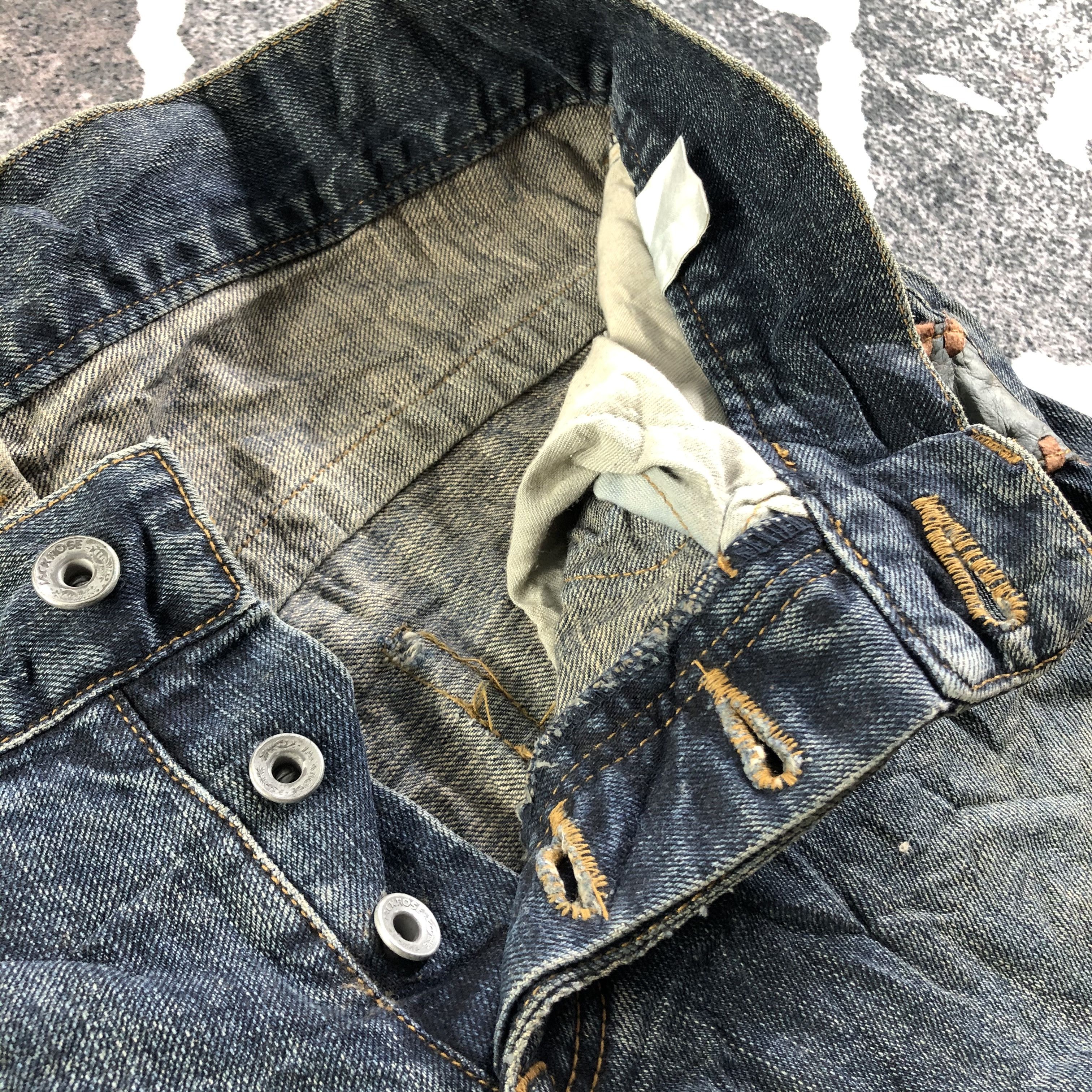 JACKROSE Jack Rose Flare Jeans Destroyed Denim KJ3043 Size US 30 / EU 46 - 7 Thumbnail