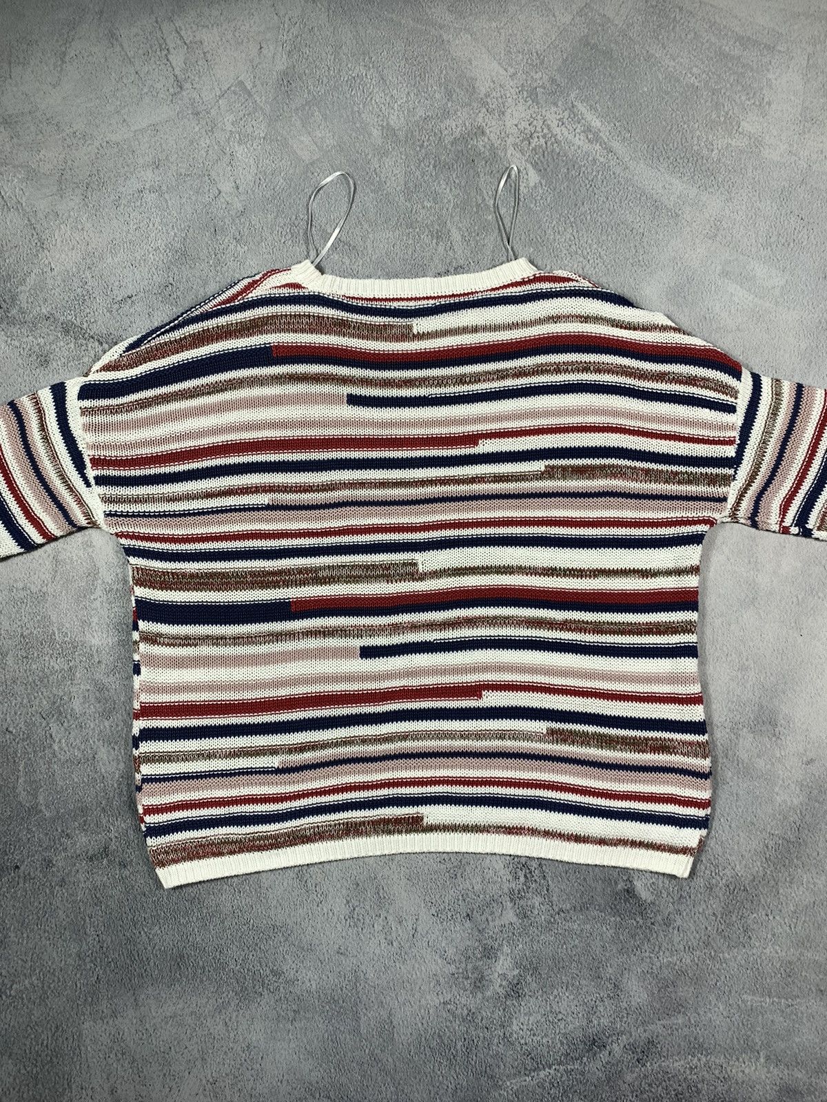 Vintage Vintage Y2K style striped Japanese sweater street wear XL Size XL / US 12-14 / IT 48-50 - 6 Thumbnail