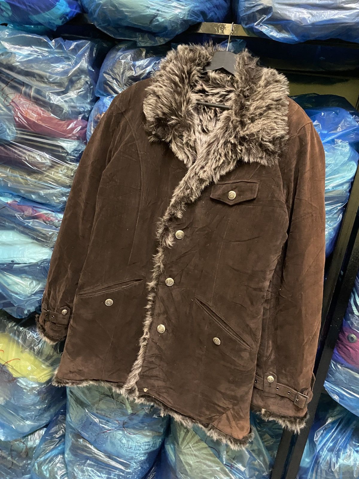 Mossimo VINTAGE MOSSIMO FAUX FUR LINING COAT Size US L / EU 52-54 / 3 - 2 Thumbnail