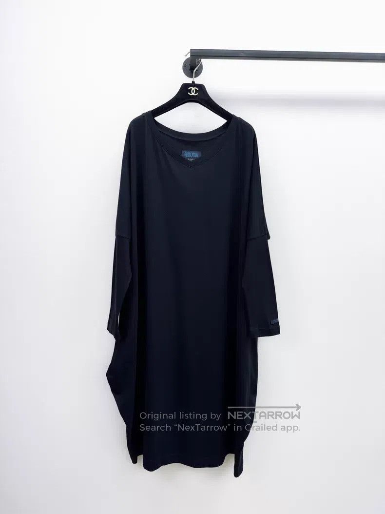 Yohji Yamamoto Yohji Yamamoto V-Neck Casual Dress Size XS / US 0-2 / IT 36-38 - 1 Thumbnail