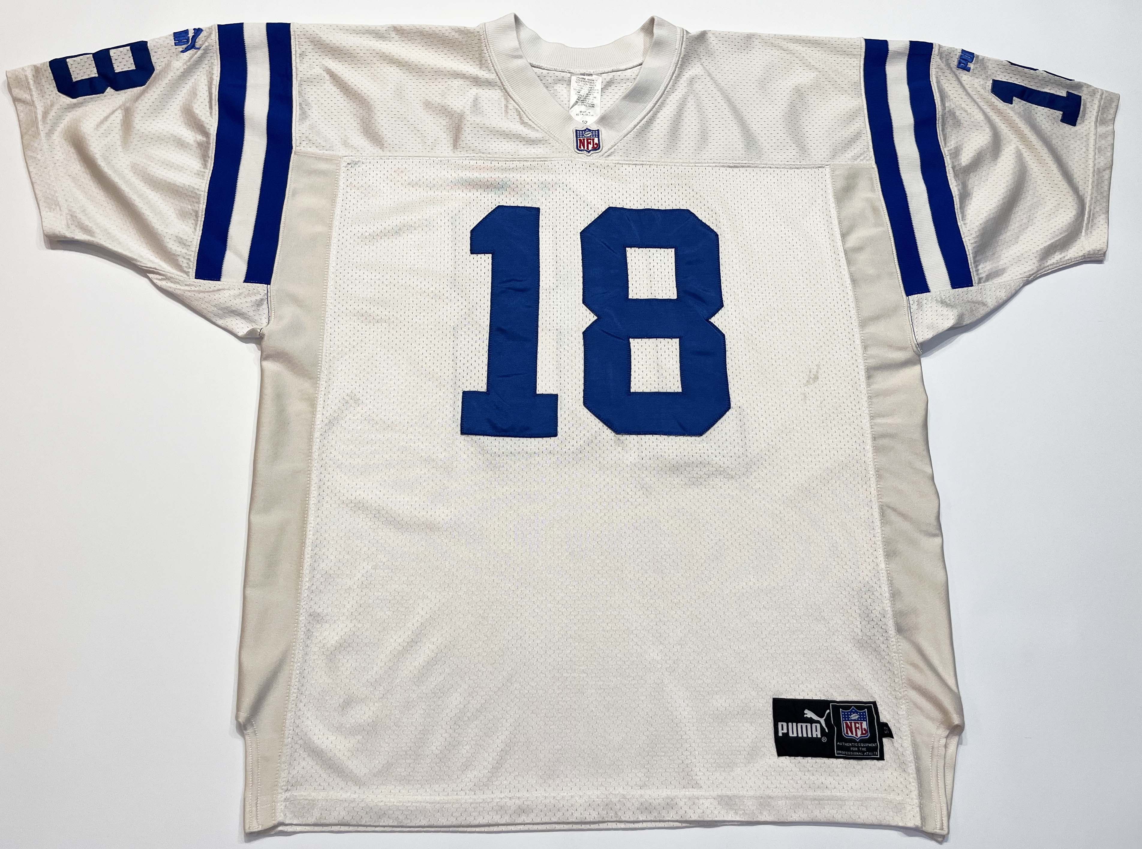 Puma Puma Authentic NFL Indianapolis Colts MANNING #18 Jersey Size US XL / EU 56 / 4 - 1 Thumbnail