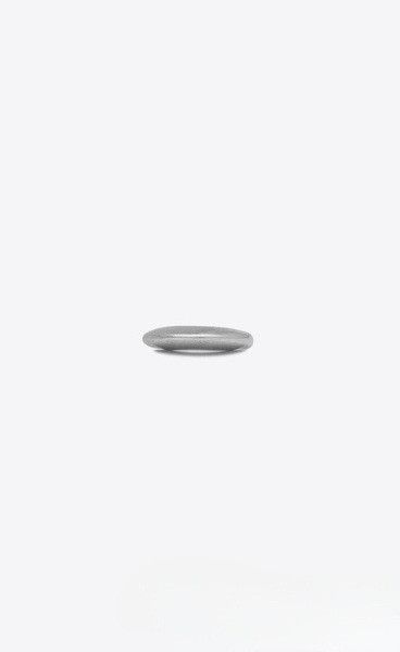 Saint Laurent Paris o1la1rc1a0525 Size: OS / 715954 Medium Bumpy Ring in Metal Size ONE SIZE - 3 Thumbnail