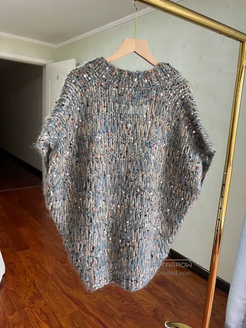Brunello Cucinelli Brunello Cucinelli Glitter Opera Vest Size S / US 4 / IT 40 - 3 Thumbnail