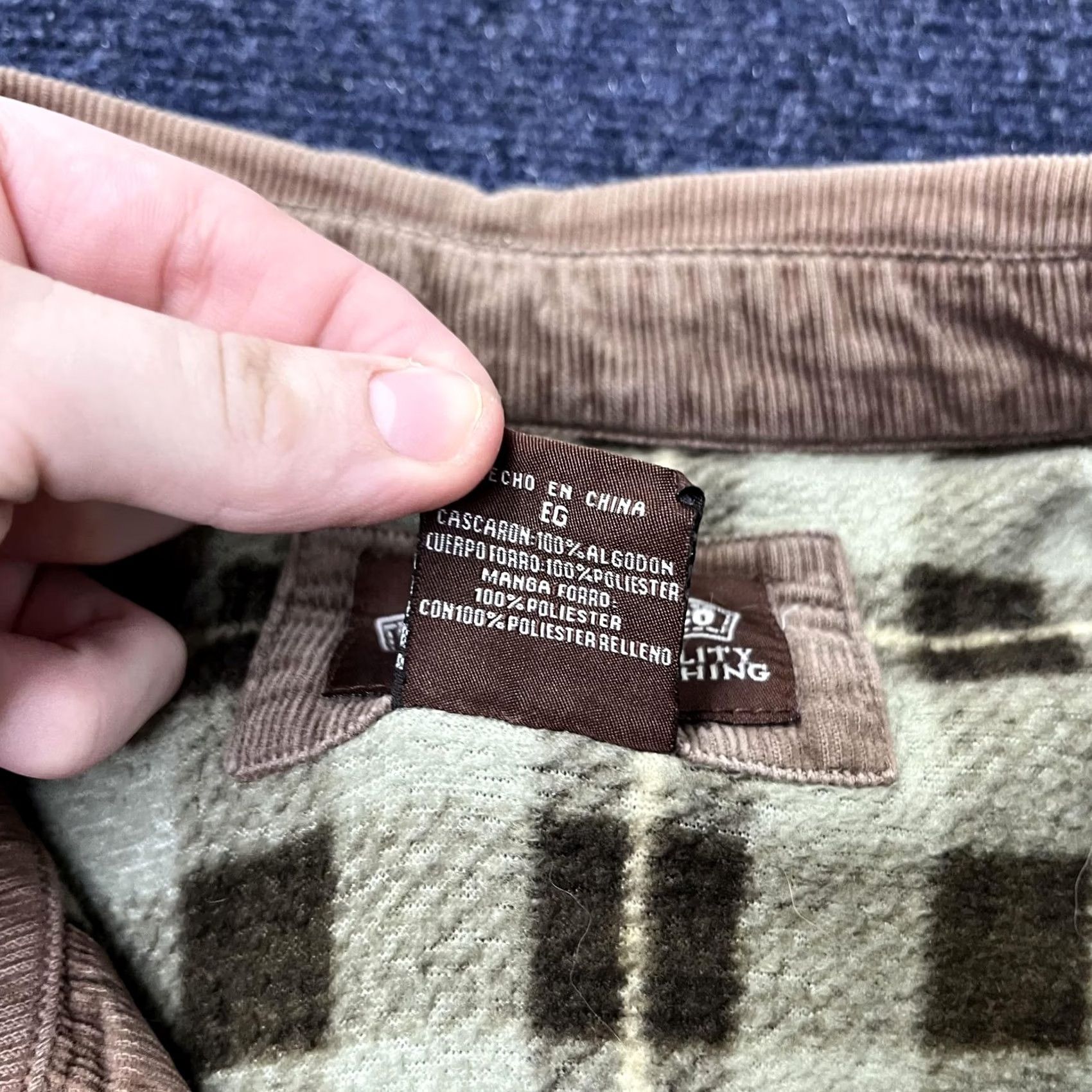 Levi's VINTAGE Levi's Shirt Jacket Men XL Brown Corduroy Fleece Lined Workwear Size US XL / EU 56 / 4 - 4 Thumbnail