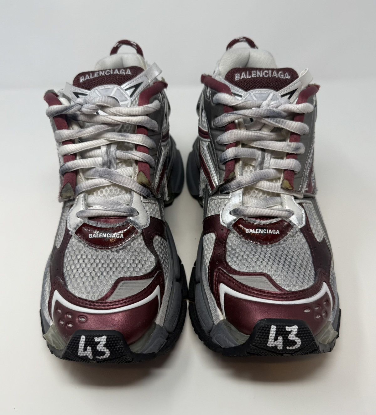 Balenciaga Runner Sneaker Burgandy