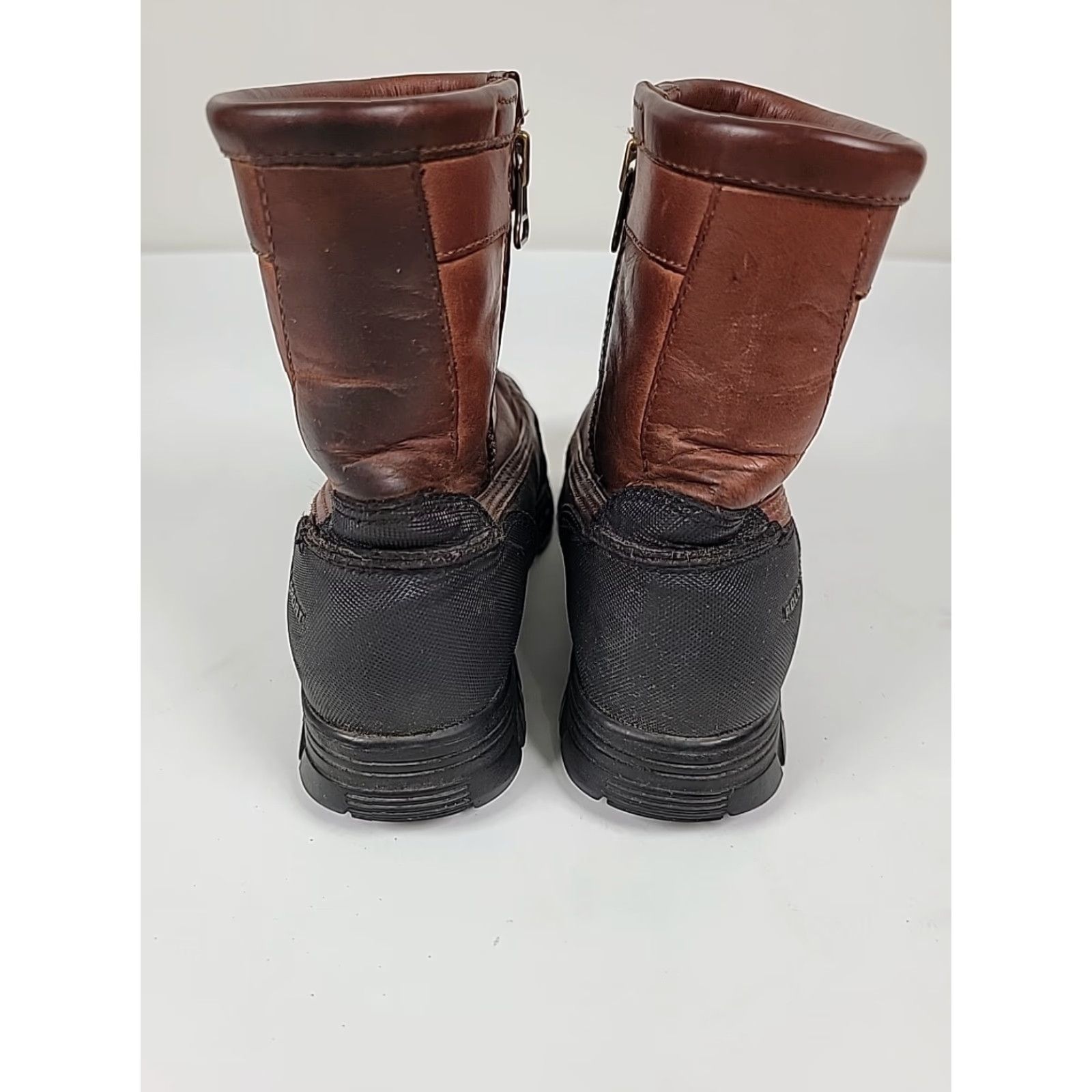 Vintage VINTAGE POLO Sport Ralph Lauren Ranger Duck Boots Women 7.5B Brown Leather Zip Ankle Boots West Size US 8 / IT 38 - 4 Thumbnail