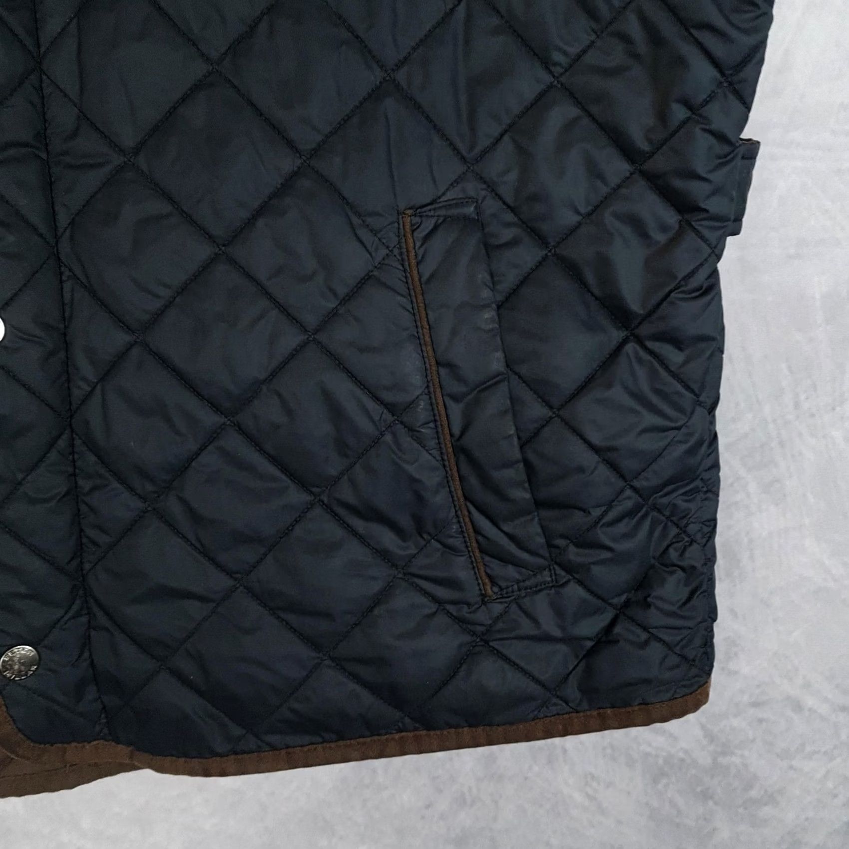 Peter Millar Peter Millar Vest Mens 2XL Black Quilted Fleece Lined Crown Essex Travel Vest Size US XXL / EU 58 / 5 - 7 Thumbnail