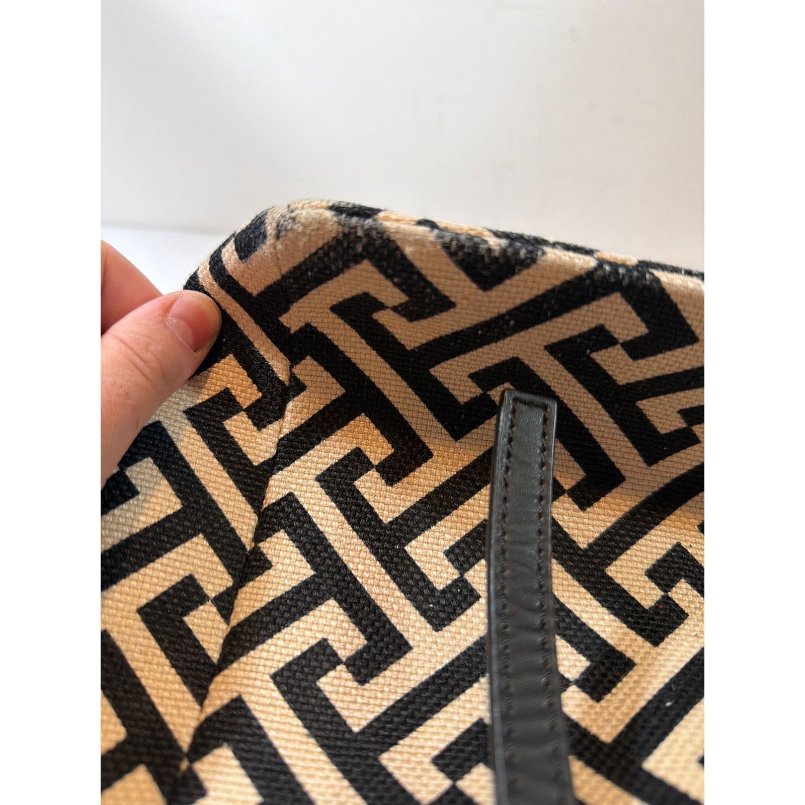 Other Spartina 449 labyrinth maze Black Canvas Island Tote Large Size ONE SIZE - 5 Thumbnail