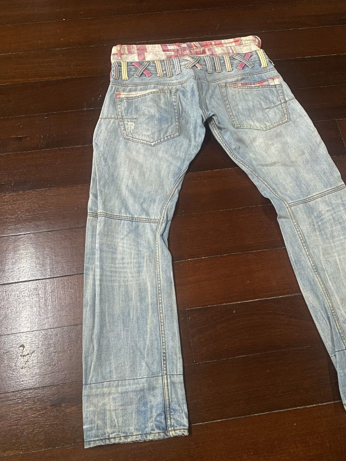 Beauty Beast VINTAGE Y2K DOMINATE DOUBLE WAISTED BONDAGE PANTS Size US 37 - 13 Thumbnail