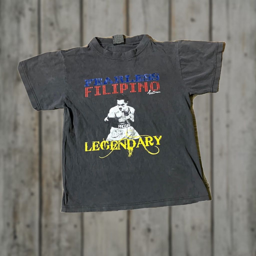 Vintage VINTAGE Gold Series Many Pacquiao Boxing T Shirt Black Small Mens Size US S / EU 44-46 / 1 - 1 Thumbnail