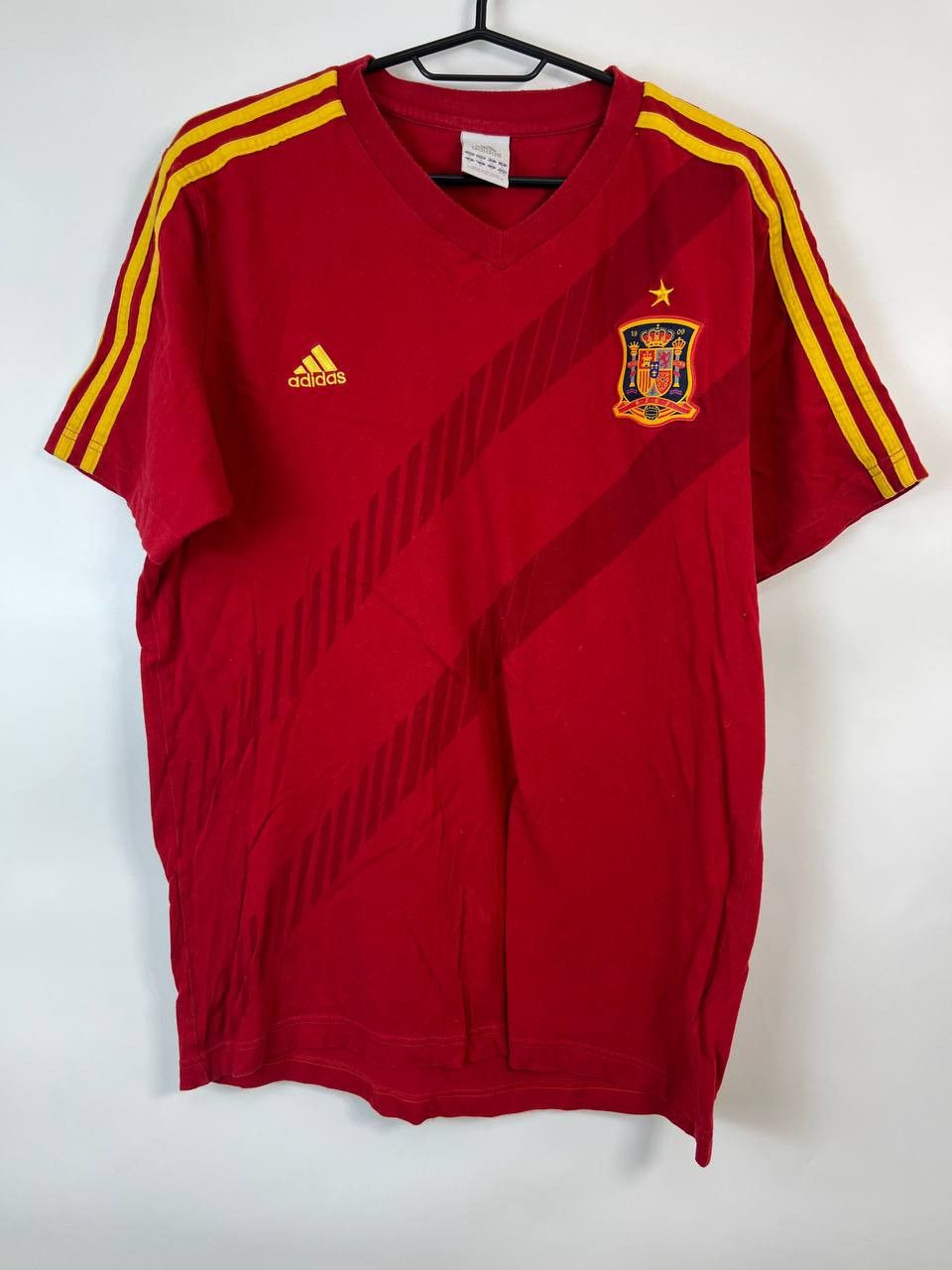 Adidas SPAIN 2012 2013 HOME SHIRT JERSEY ADIDAS WORLD X13655 Sz M Size US M / EU 48-50 / 2 - 1 Thumbnail