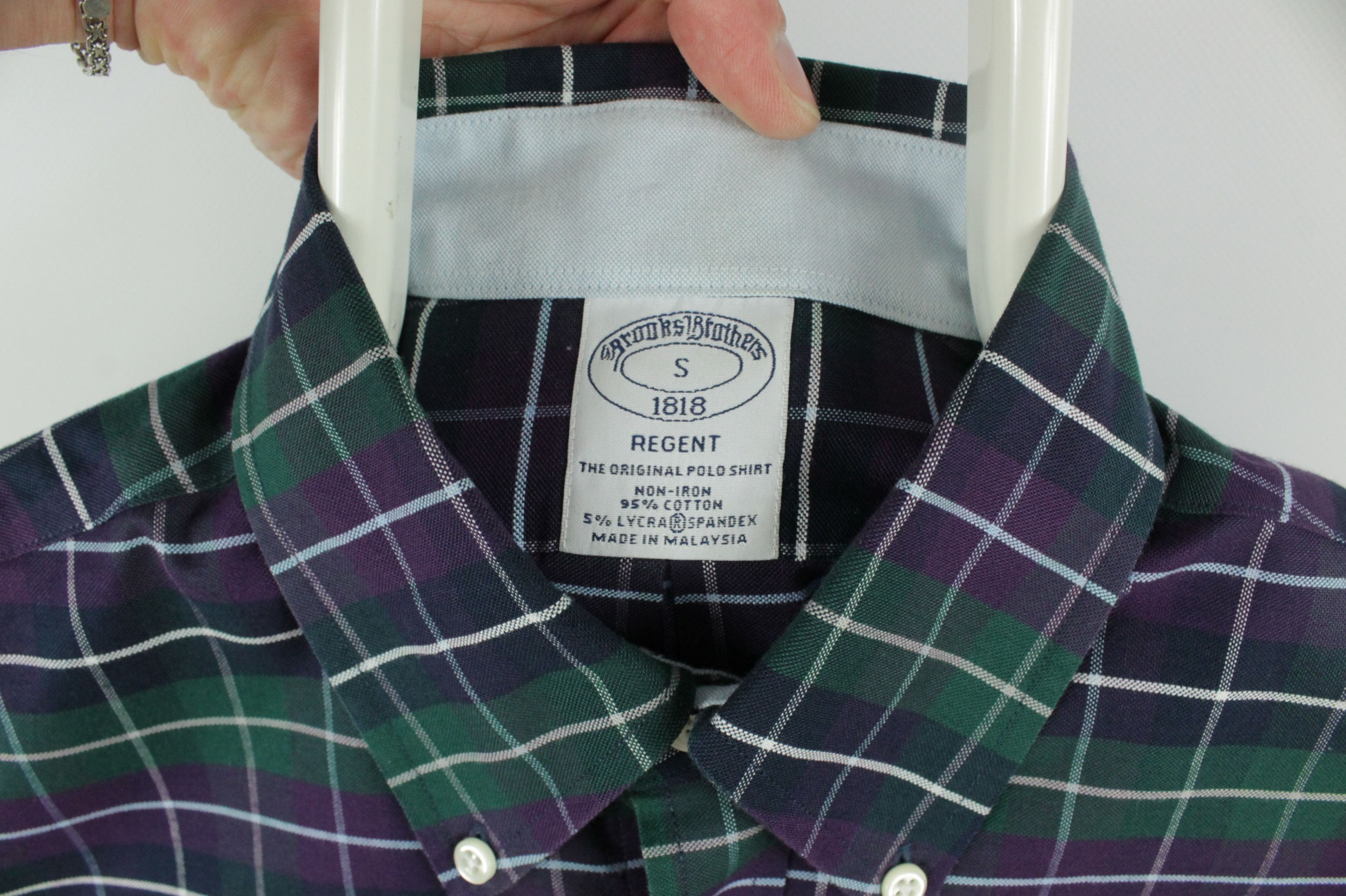 Brooks Brothers Brooks Brothers Regent Fit Stretch Casual Formal Shirt Size US S / EU 44-46 / 1 - 3 Thumbnail