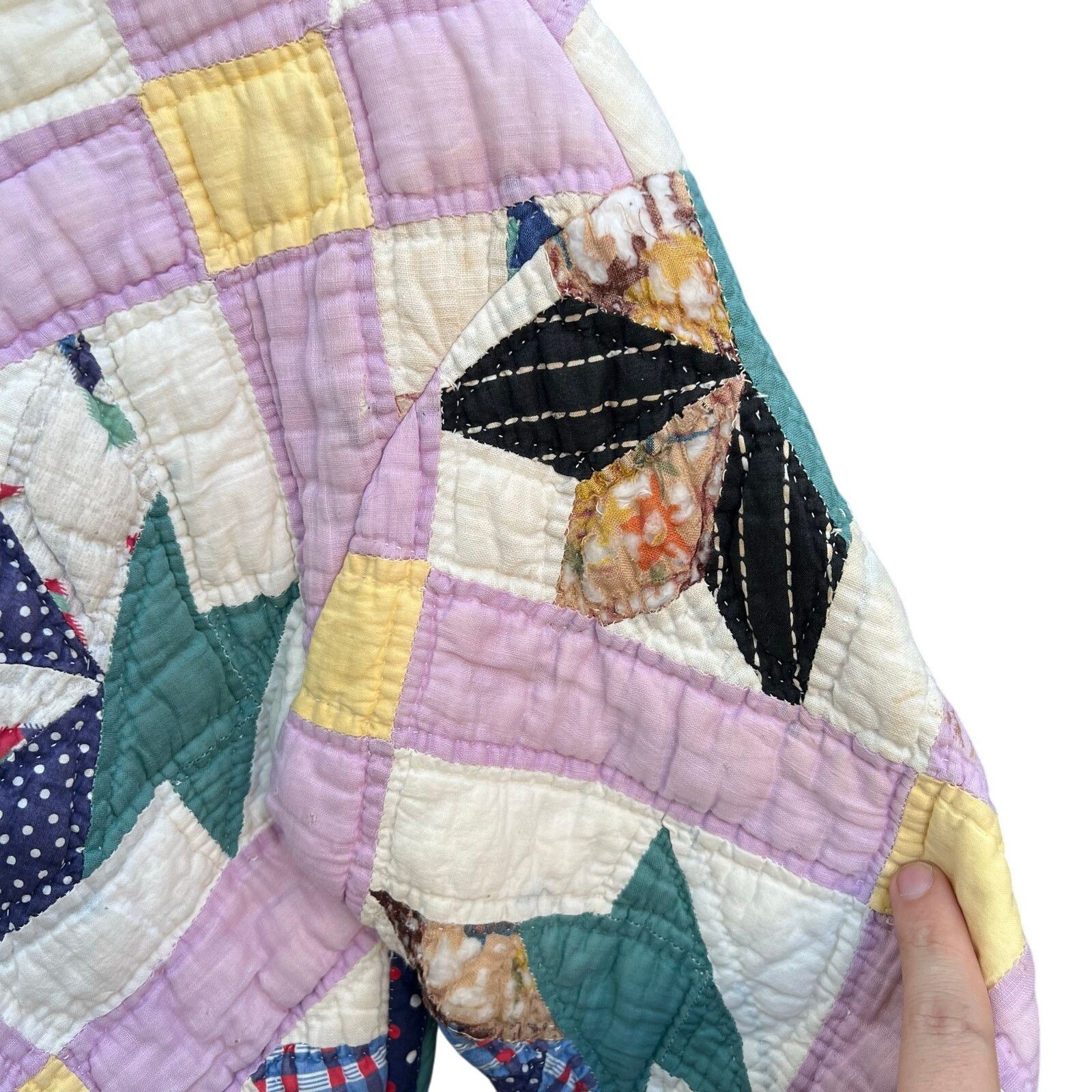 & Other Stories Rare Vintage 70’s Hand Quilted Zip Up Jacket Size XL 23x29 Size US XL / EU 56 / 4 - 8 Thumbnail
