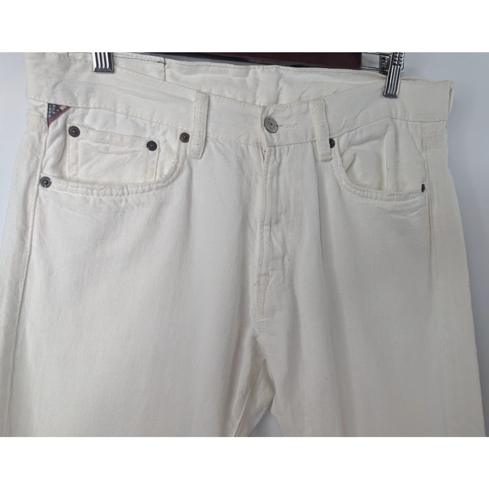 Ralph Lauren Ralph Lauren Denim Supply Slim Fit Jeans White Mens 33x30 Denim & Supply Slim Fit Jeans Men White 90s City Logo Preppy Pockets Size US XS / EU 42 / 0 - 3 Thumbnail