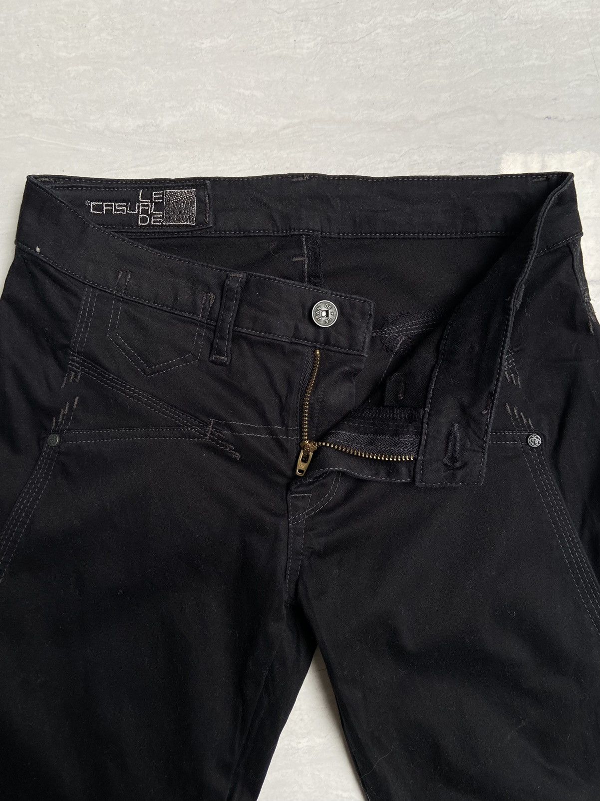 Marithe + Francois Girbaud MARITHE FRANCOIS GIRBAUD Black Pants Size US 27 - 9 Thumbnail