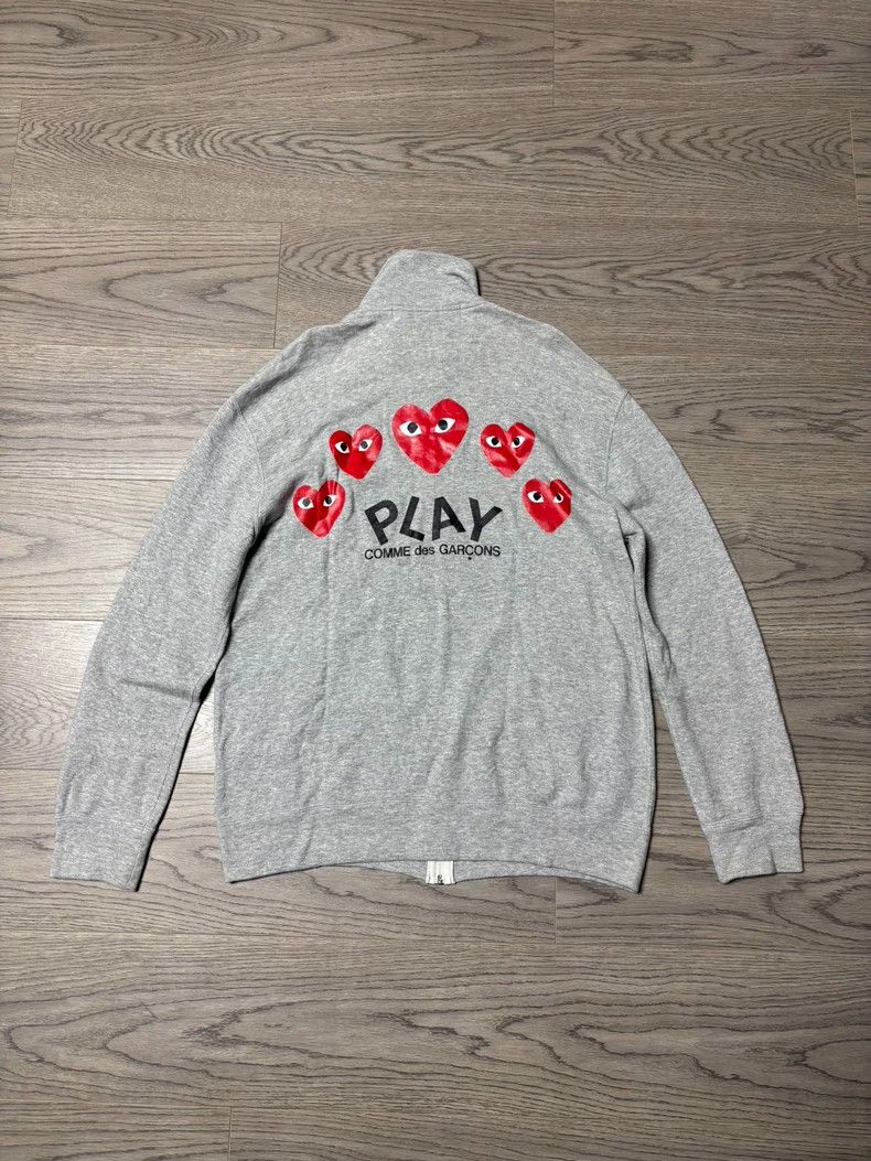 Comme des Garcons Comme Des Garcons Grey zip-up sweatshirt Size US XXL / EU 58 / 5 - 2 Thumbnail