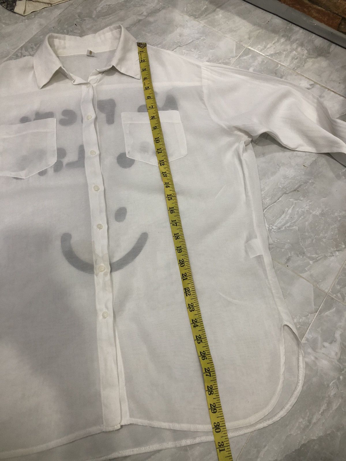 Designer × Japanese Brand Ungrid “no picnic no life” seen through button ups shirt Size US M / EU 48-50 / 2 - 14 Thumbnail