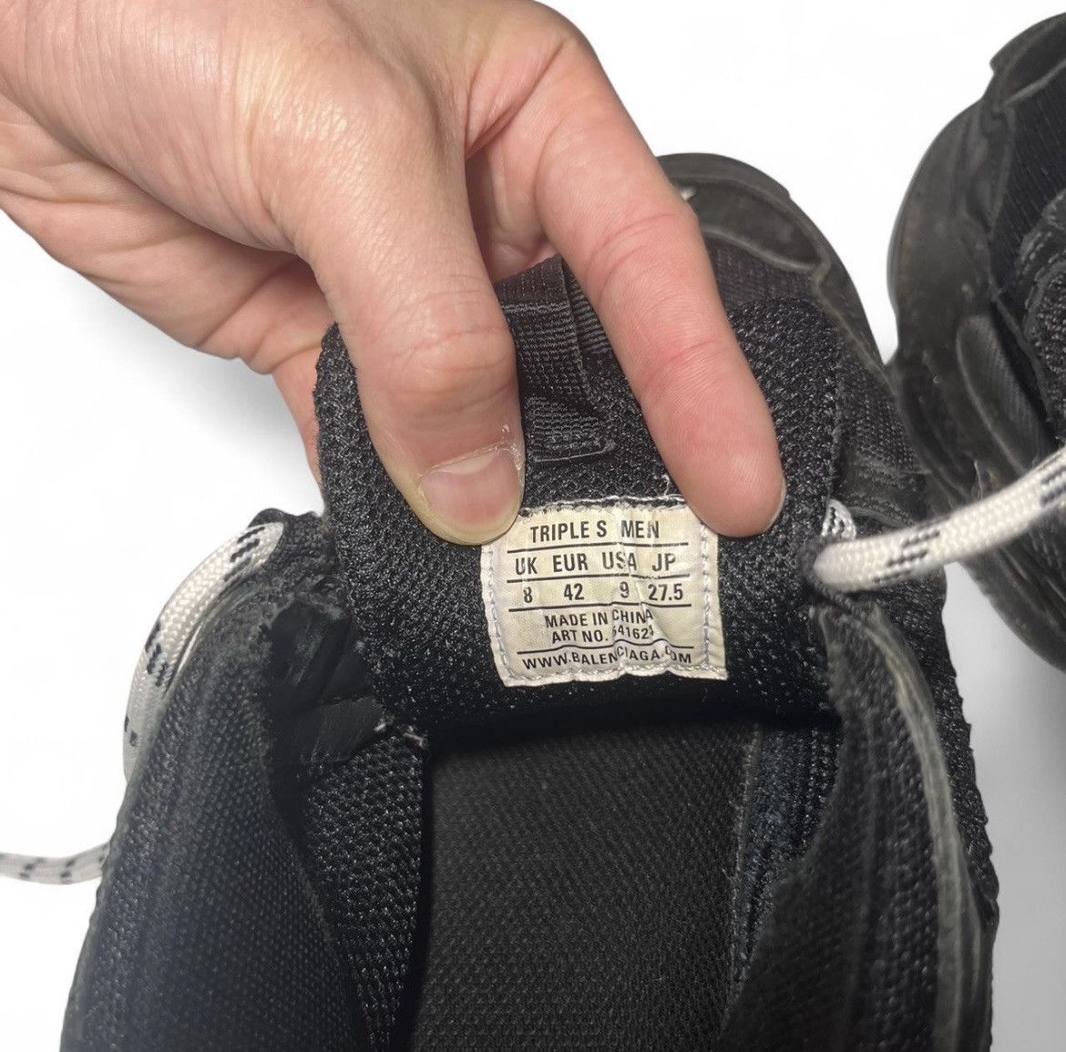 Balenciaga Balenciaga triple S black EU 42 Size US 9 / EU 42 - 5 Thumbnail