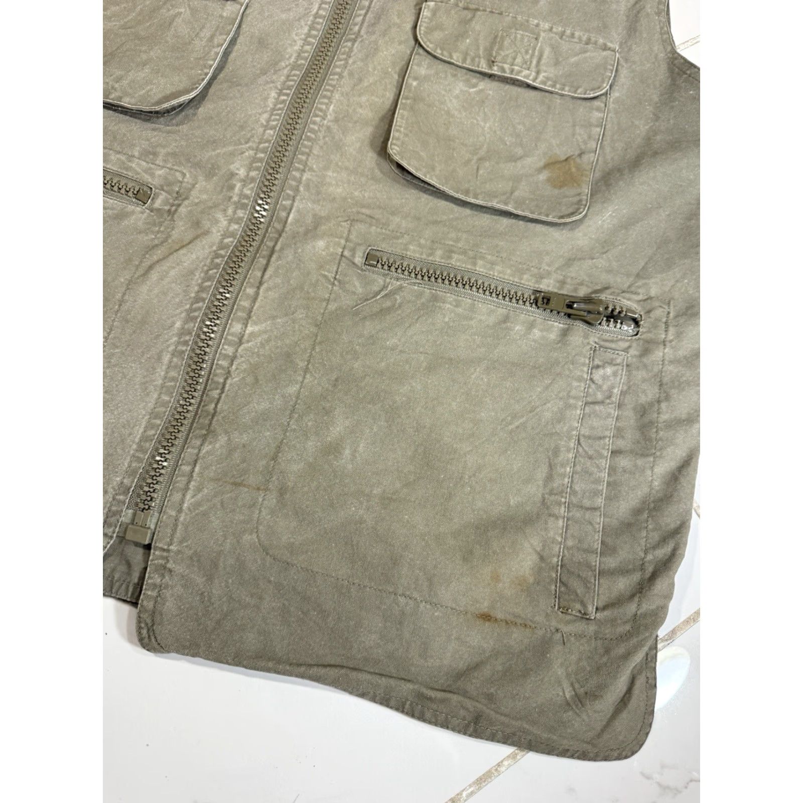 Banana Republic VINTAGE Banana Republic Utility Vest Hooded 90s Green M Mens Size US M / EU 48-50 / 2 - 5 Thumbnail