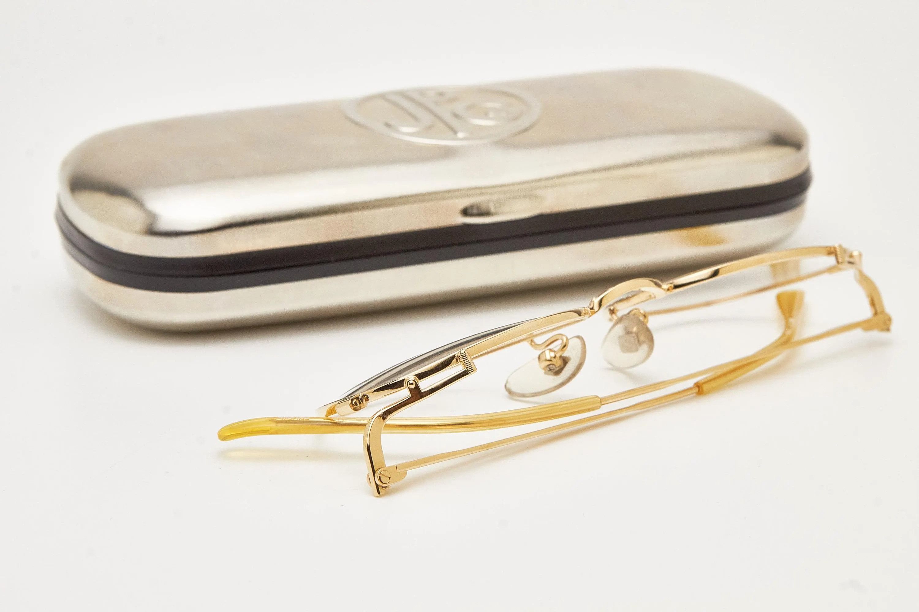 Jean Paul Gaultier Jean Paul Gaultier 55-3173 Gold Plated Oval Eyeglasses Size ONE SIZE - 19 Thumbnail