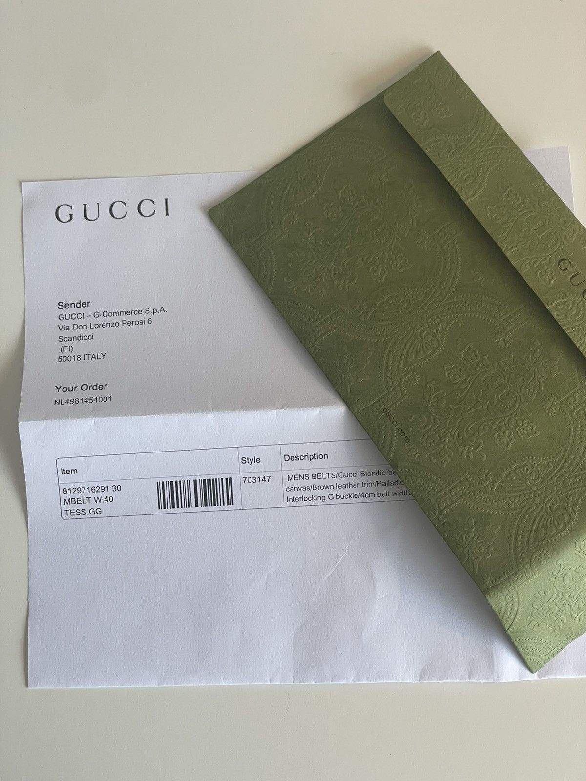 Gucci GUCCI GG BELT INTERLOCKING / 110 cm Size ONE SIZE - 7 Thumbnail